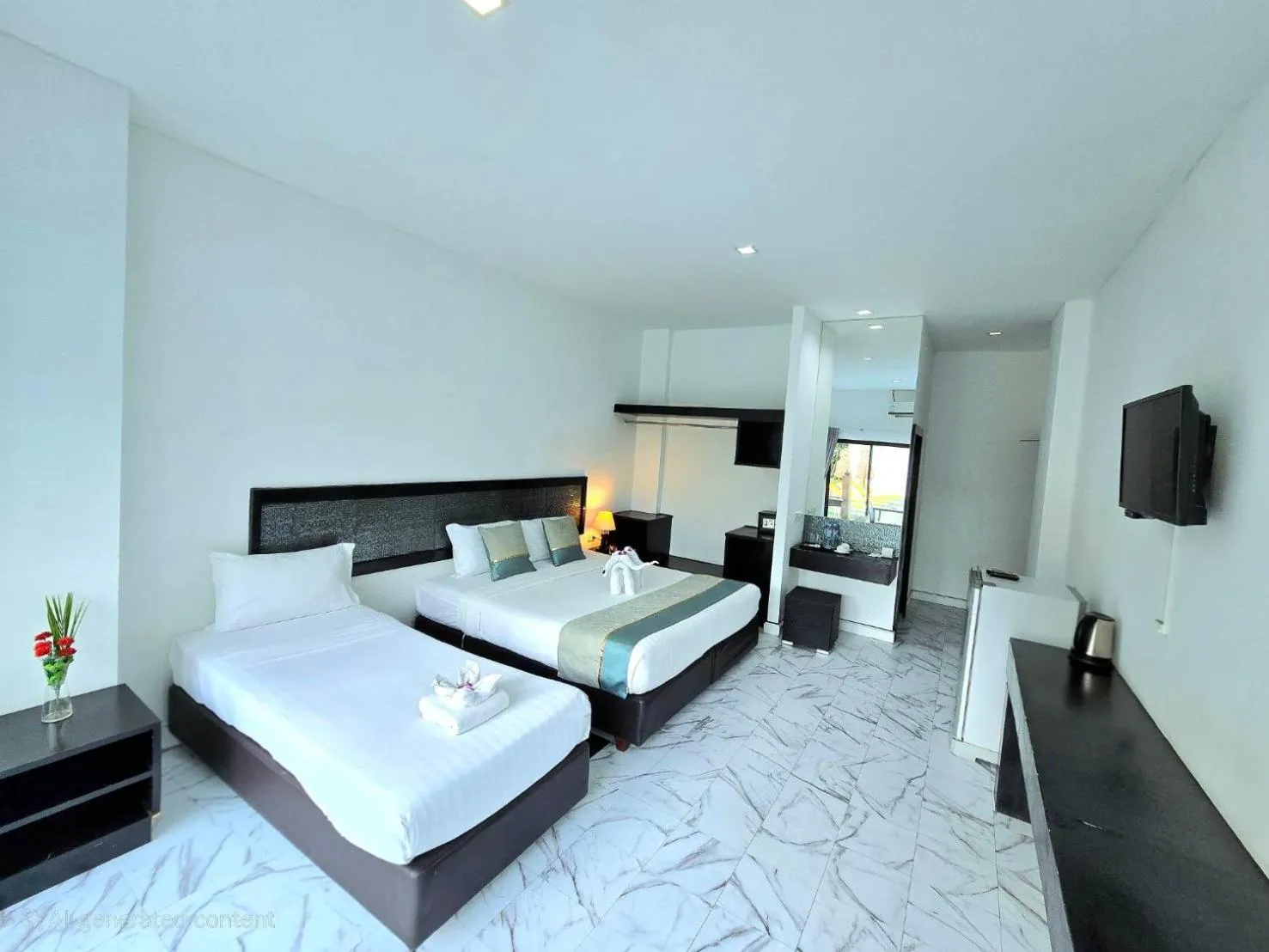 Bedroom, Bed in The Regizt Jomtien Pattaya