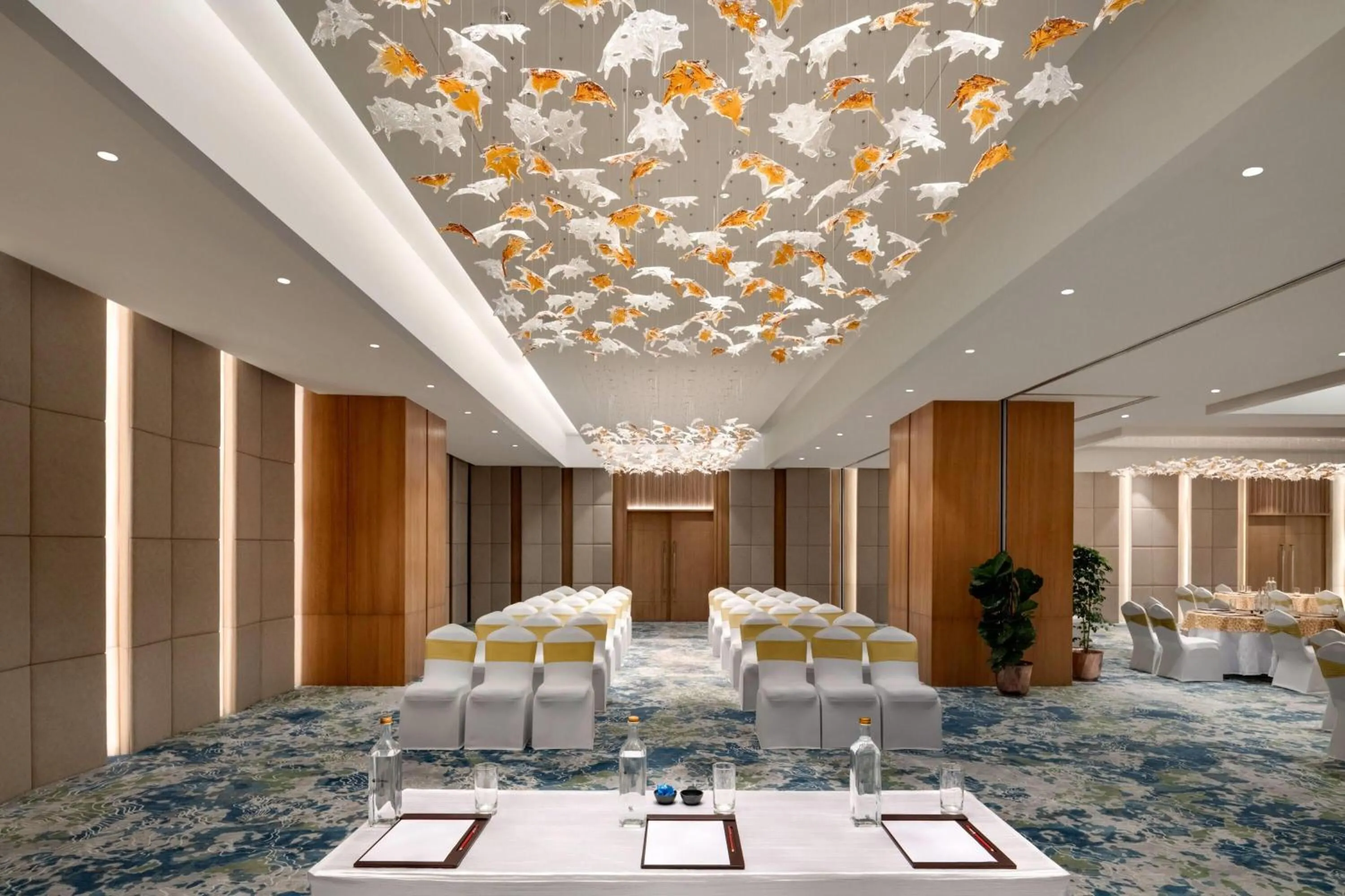 Meeting/conference room, Bed in Ramada Encore by Wyndham Gurugram Dwarka Expressway