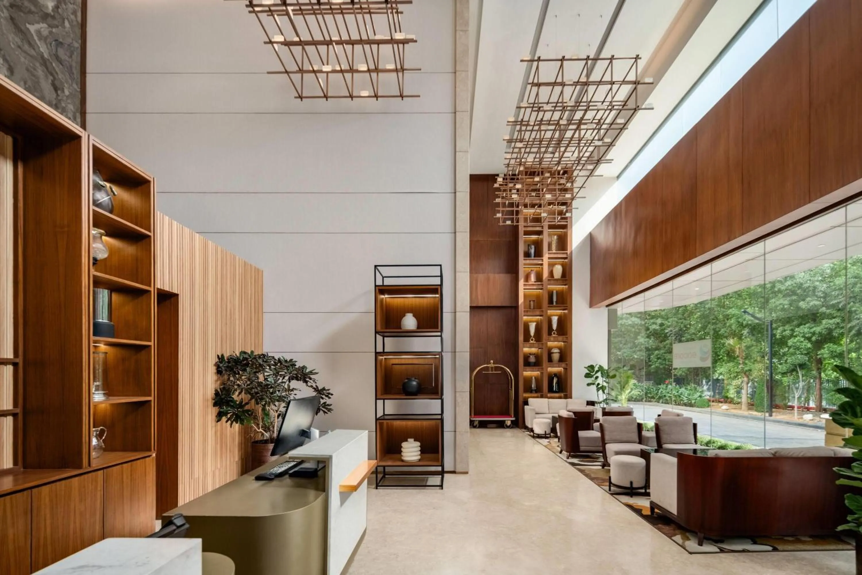 Lobby or reception in Ramada Encore by Wyndham Gurugram Dwarka Expressway