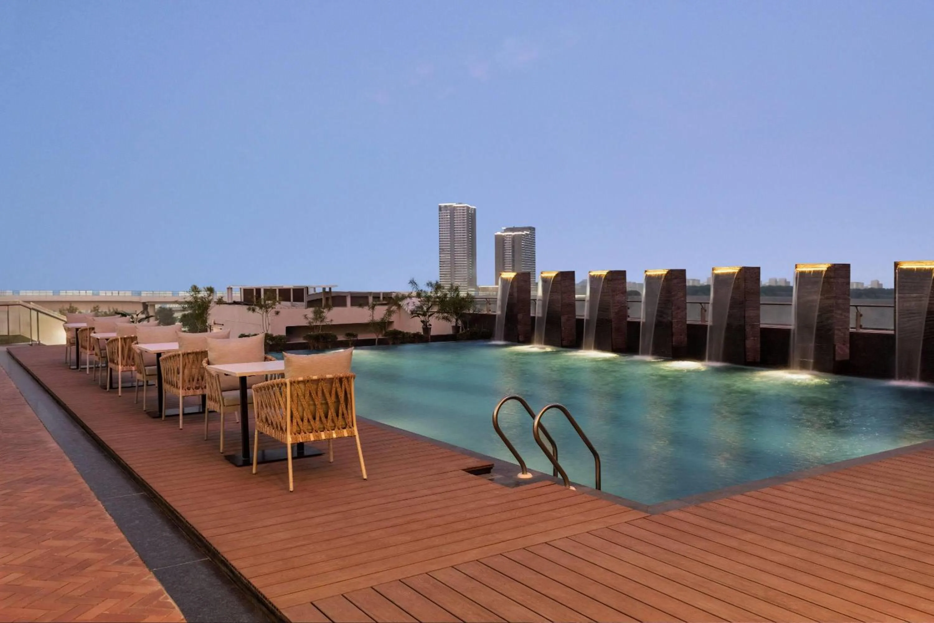 Pool view in Ramada Encore by Wyndham Gurugram Dwarka Expressway