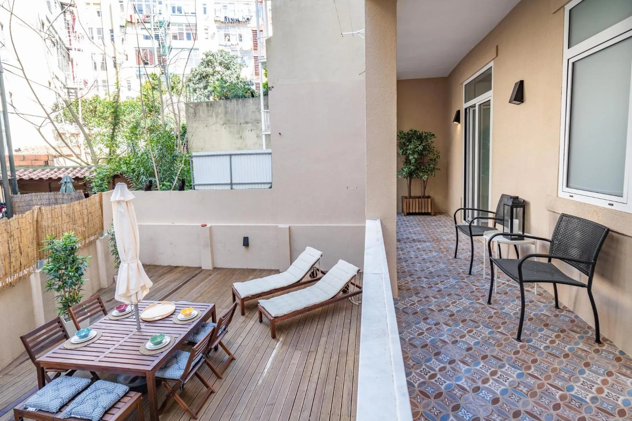 Balcony/Terrace in Akicity Anjos Star