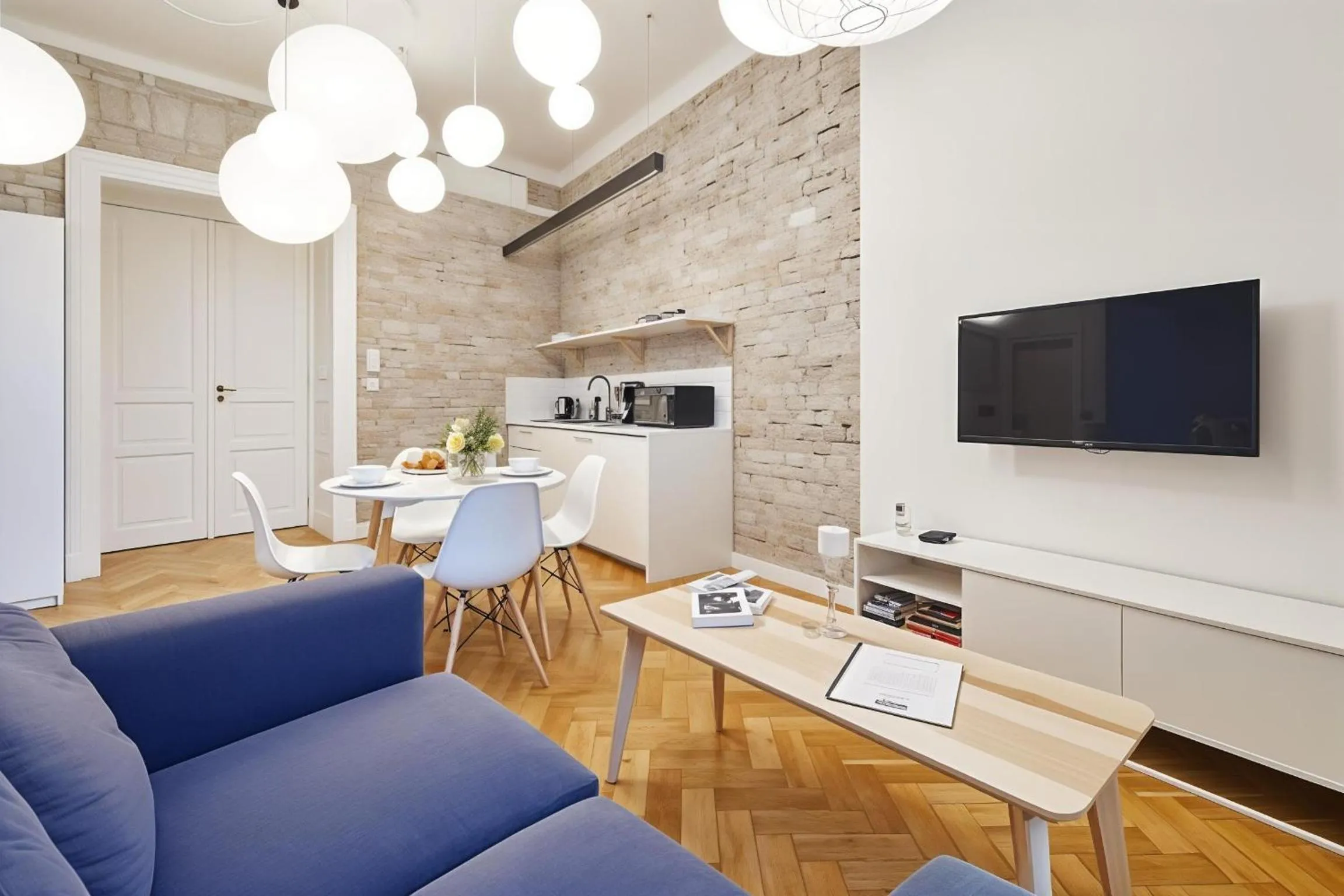 Communal lounge/ TV room in Cracow Fancy Brick #2 - Old Town