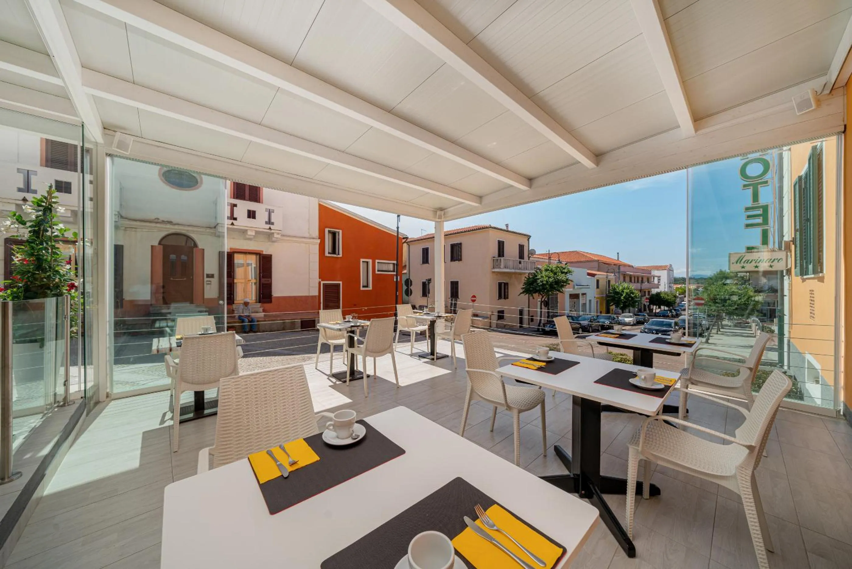 Patio in Hotel Marinaro