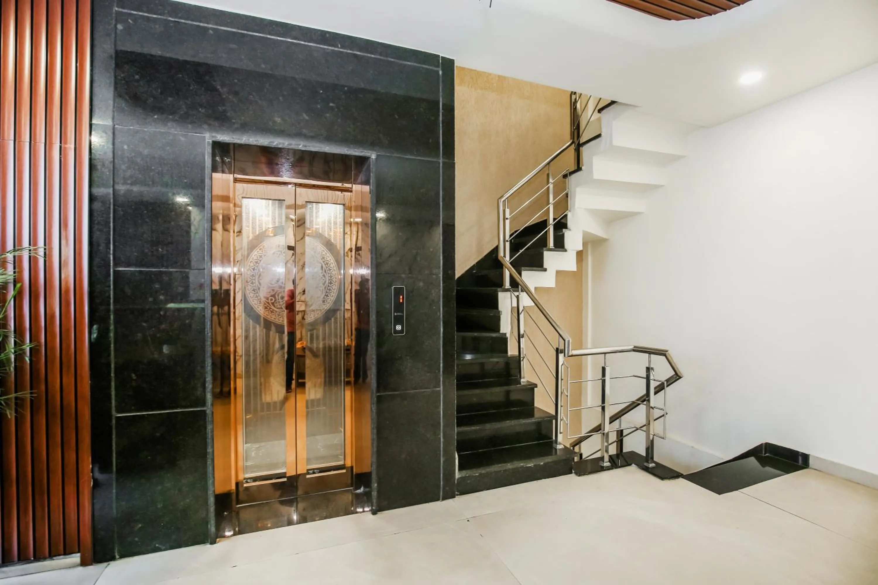 elevator in Hotel Platinum Stay InHouse Sanjha Chulha Restaurant