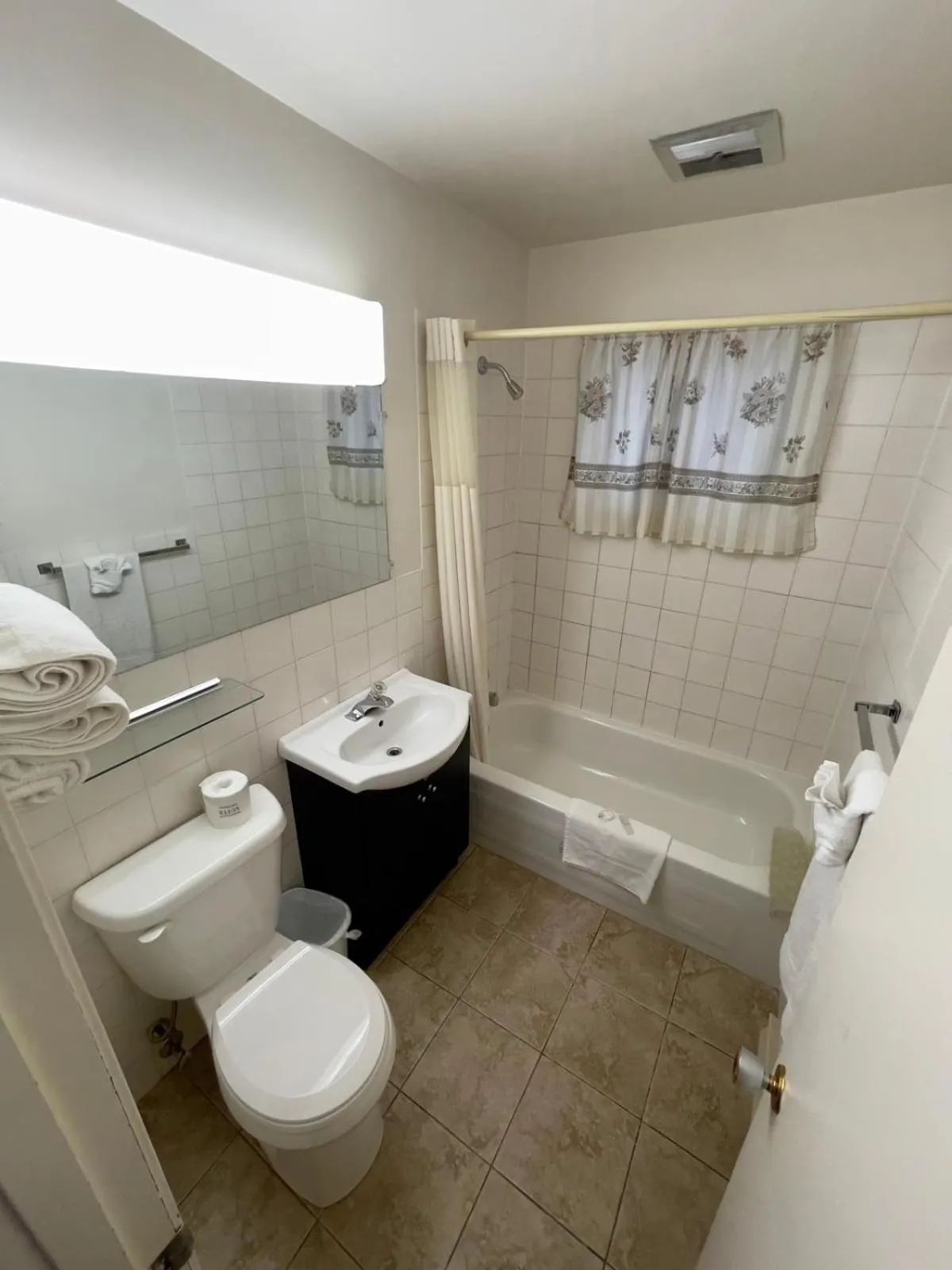 Toilet in Adams Motel