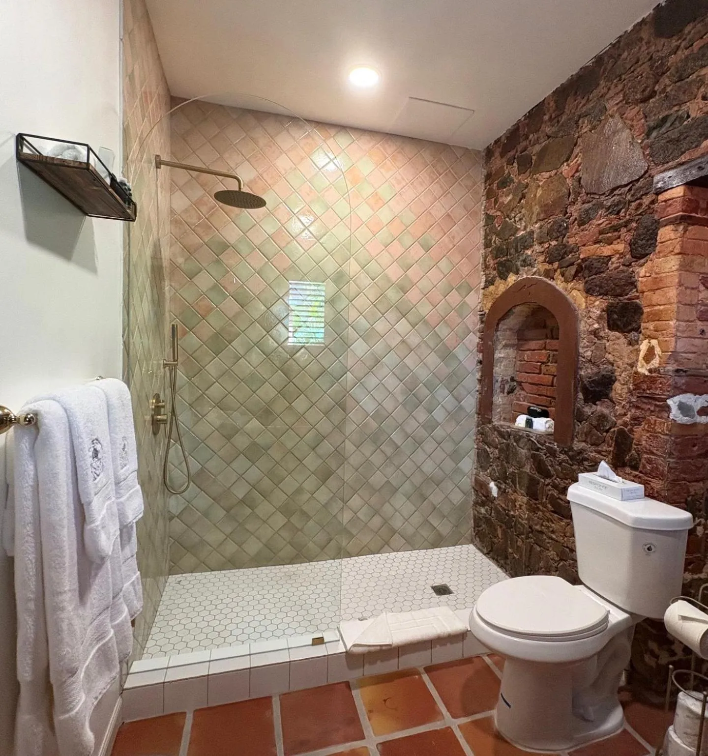 Shower in Hotel 1829