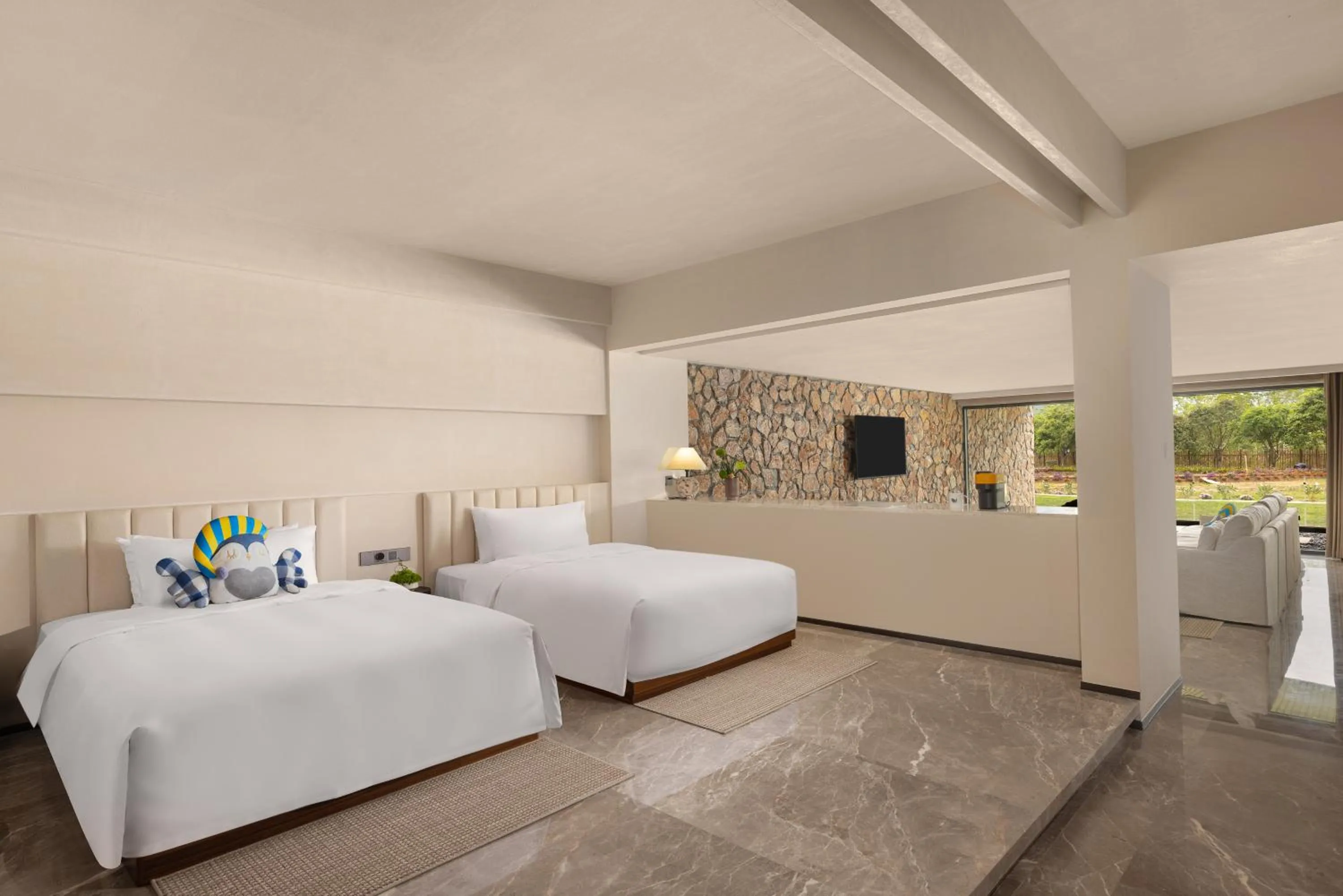 Bedroom, Bed in voco Guilin Yangshuo