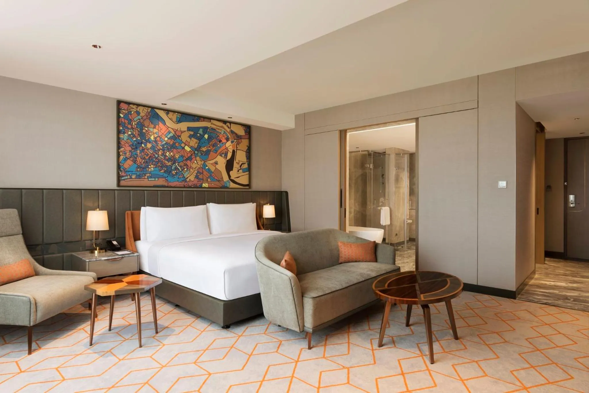 Photo of the whole room, Bed in Crowne Plaza Lucknow by IHG