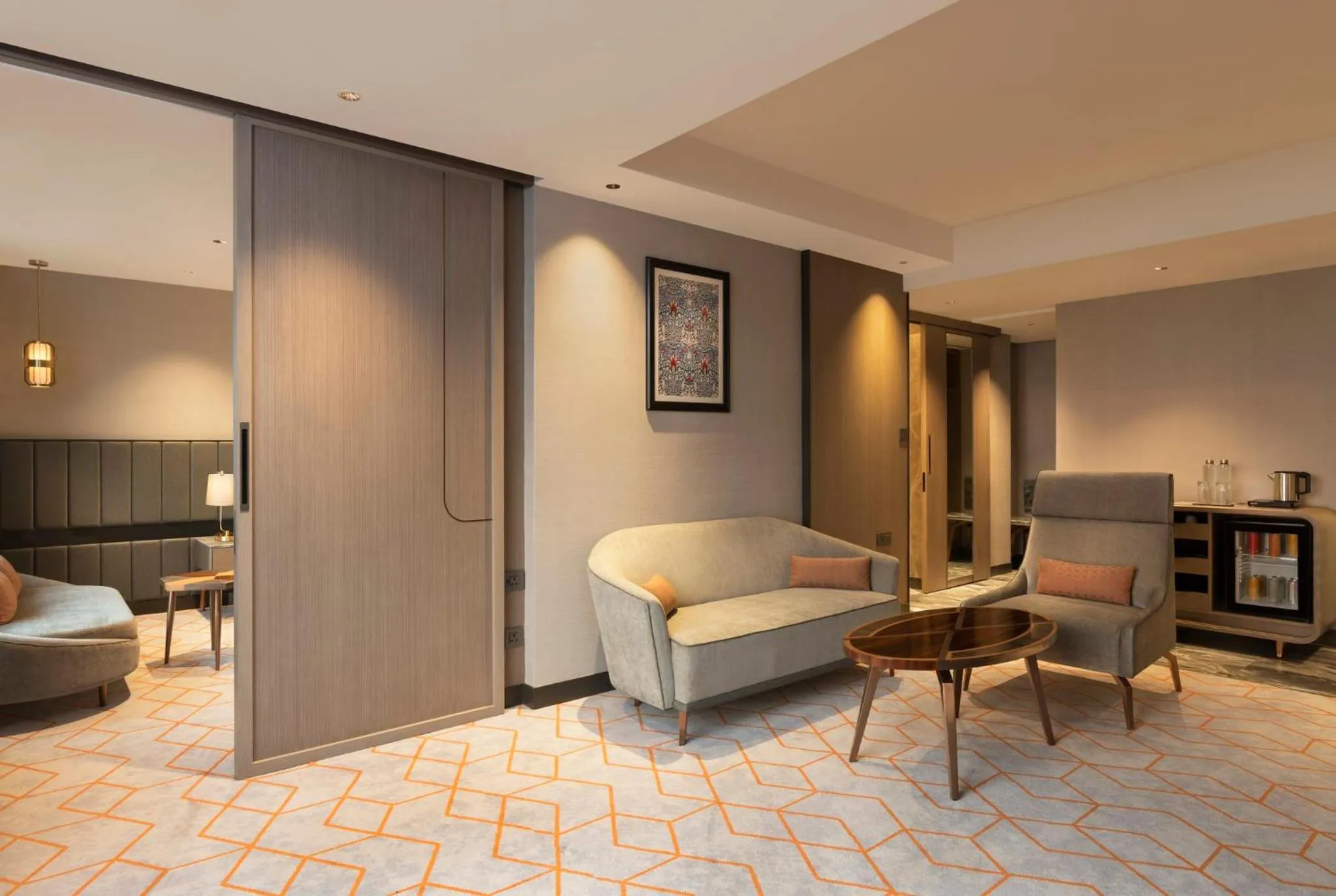 Photo of the whole room, Bed in Crowne Plaza Lucknow by IHG