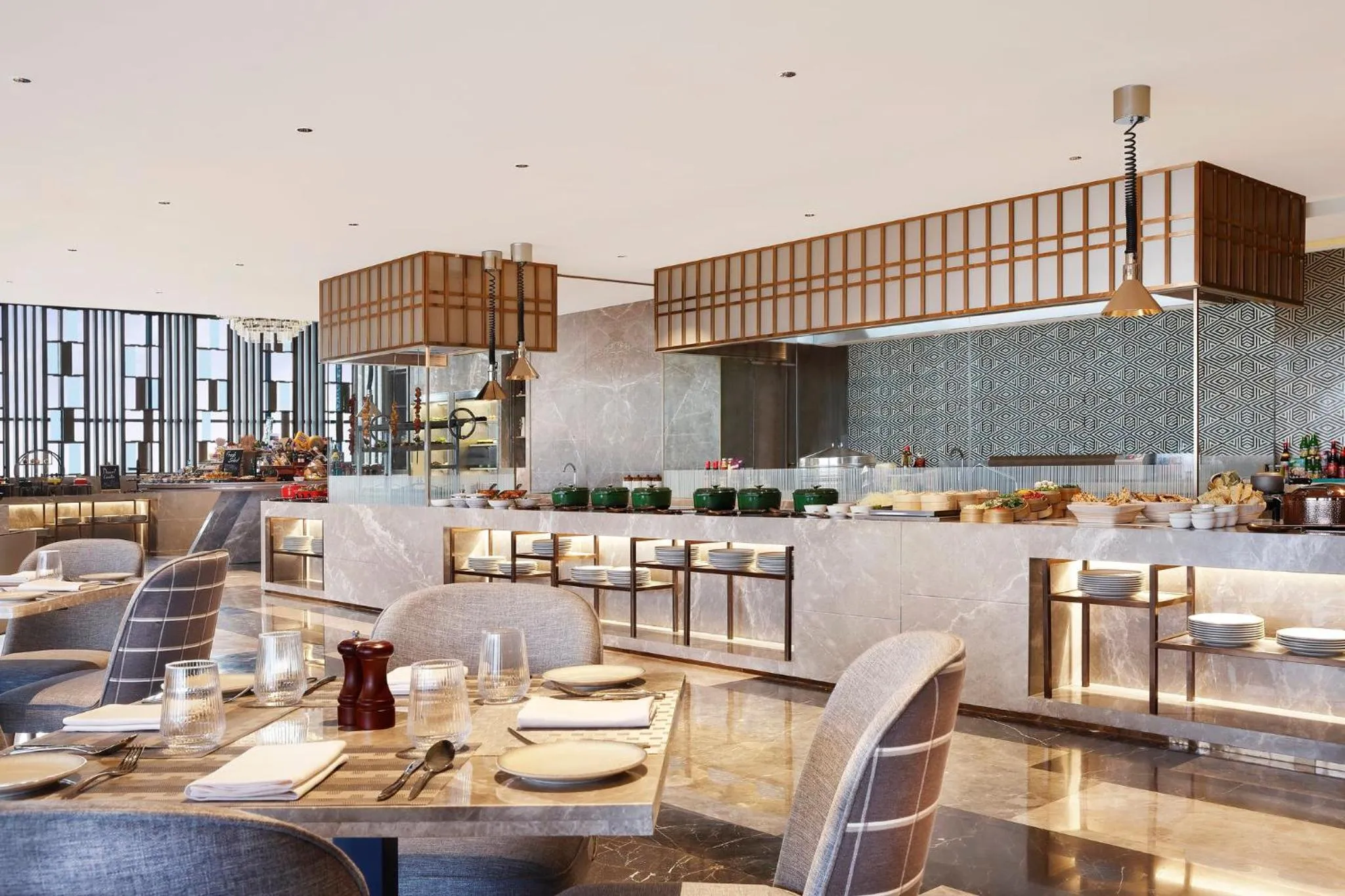 Restaurant/places to eat in Crowne Plaza Lucknow by IHG