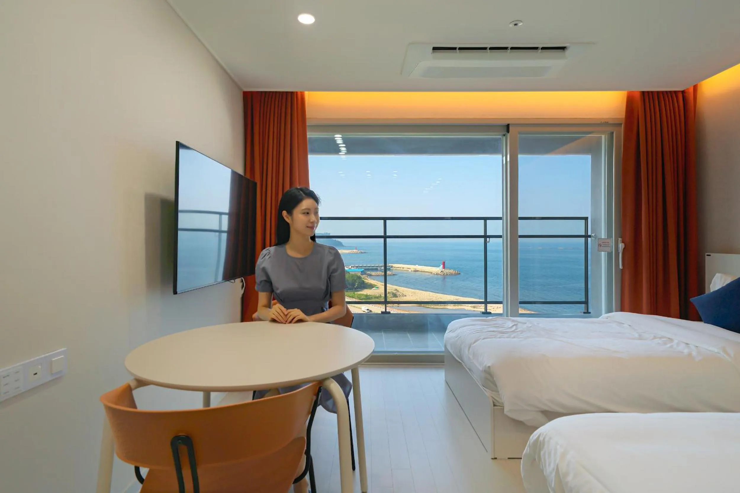 Bed in DIAMER Hotel Sokcho by AankStay