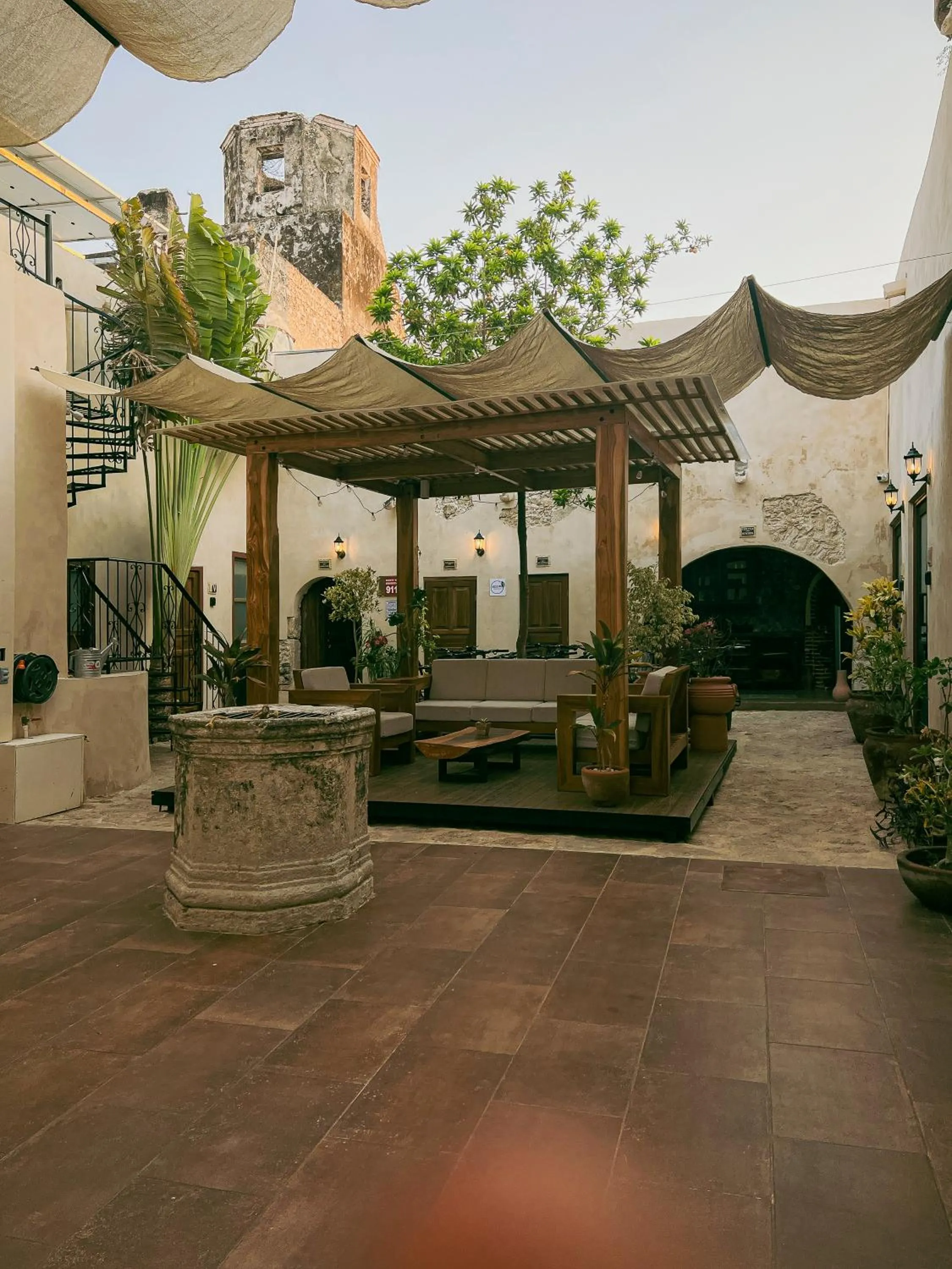 Patio in Hotel Boutique Casa Lanz XVII