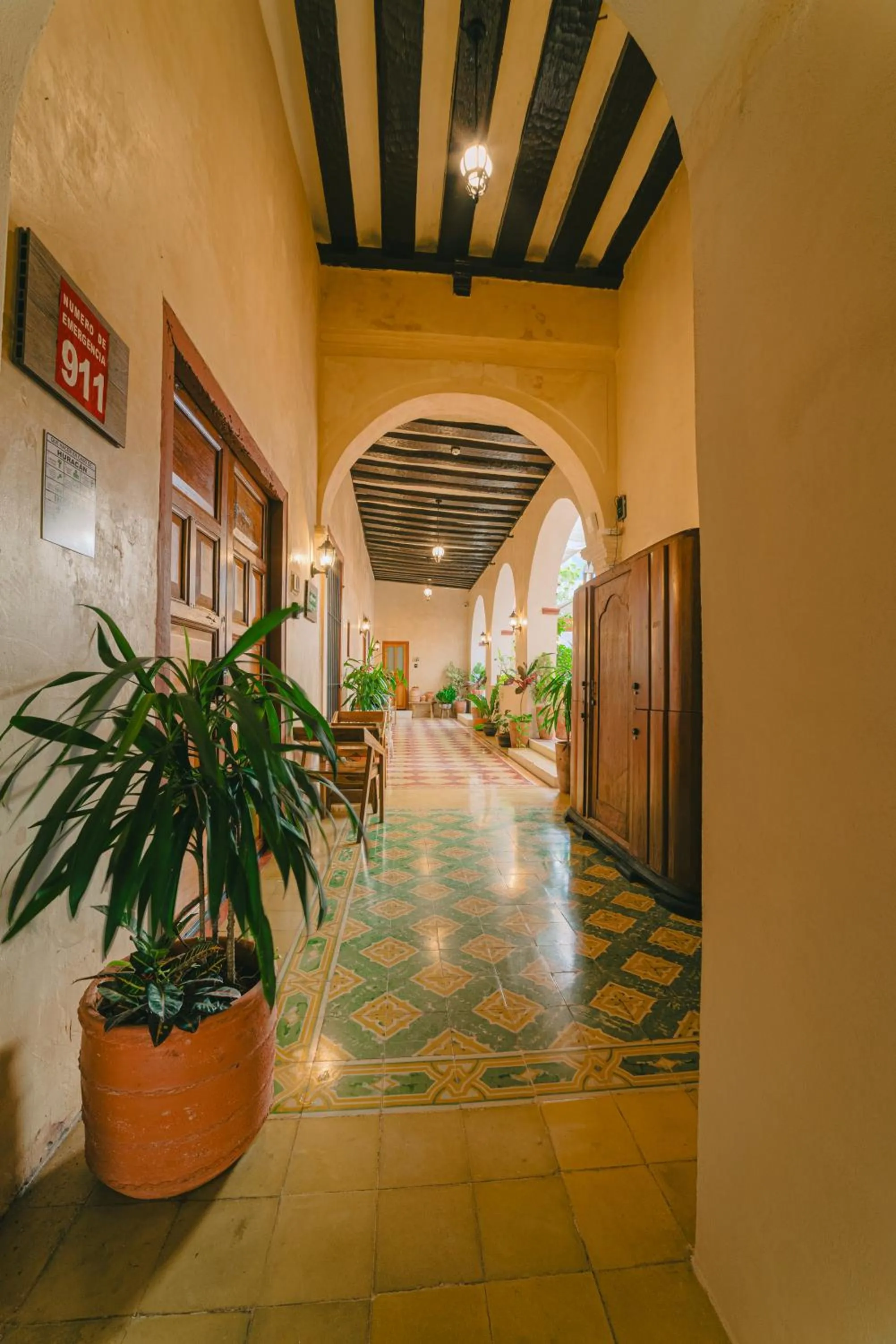 Patio in Hotel Boutique Casa Lanz XVII