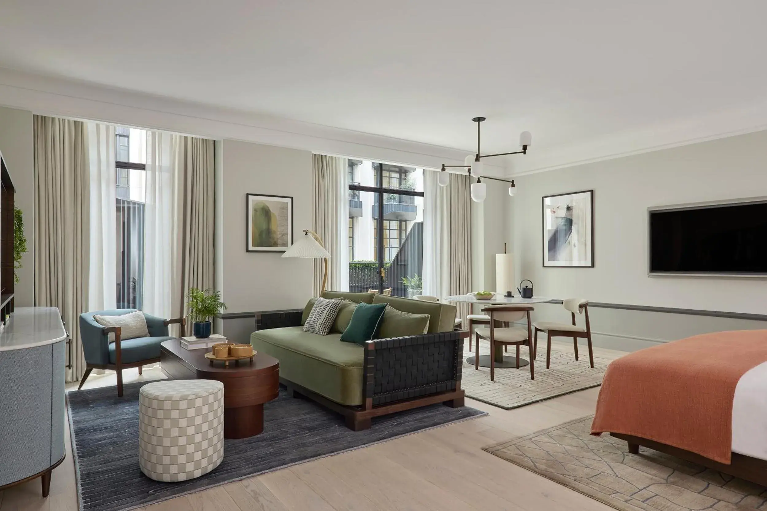 Courtyard Terrace Suite in Six Senses London Courtyard Terrace Suite in Six Senses London