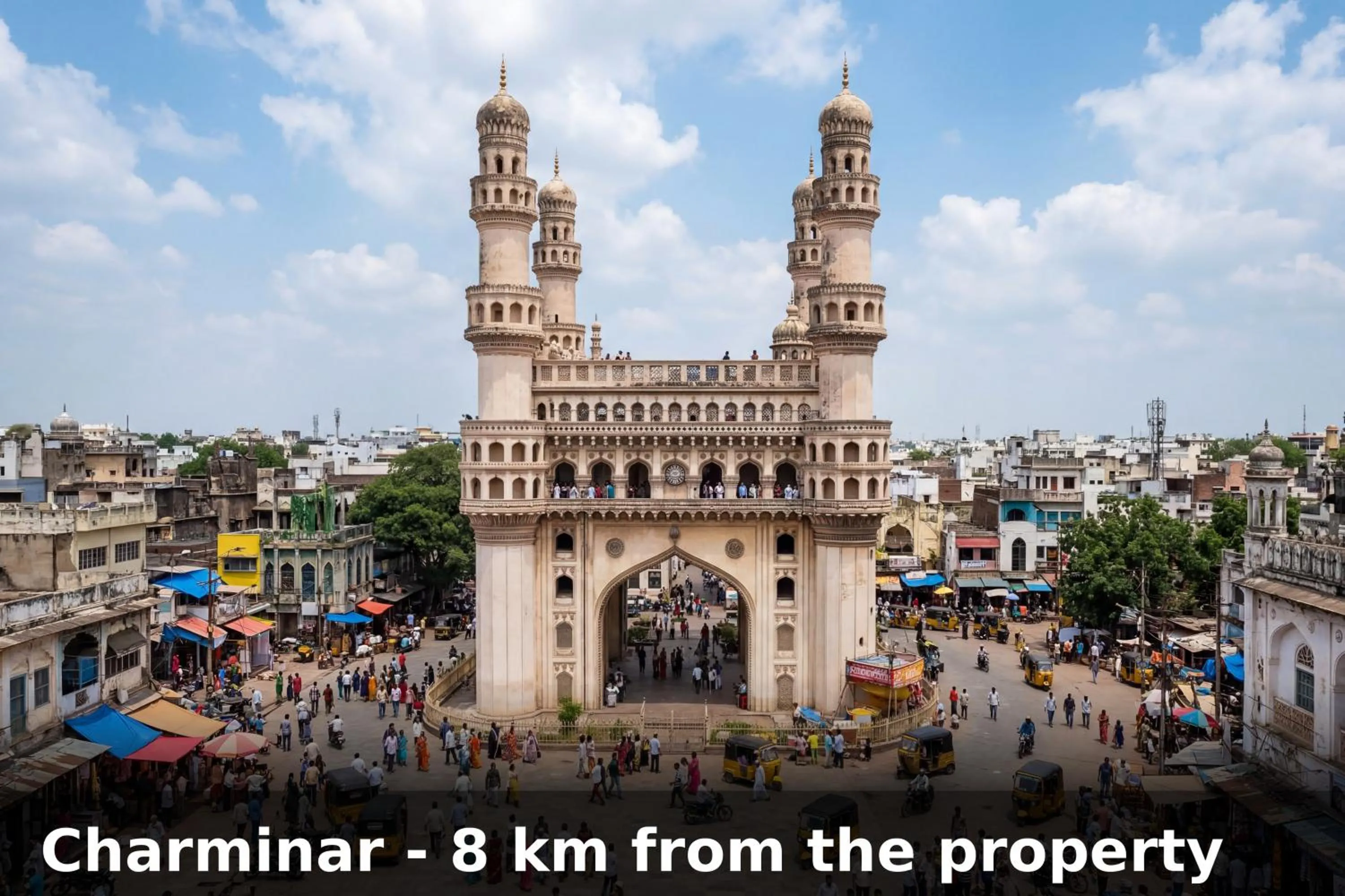 Nearby landmark in Super Collection O Kothapet Near Omini Hospital