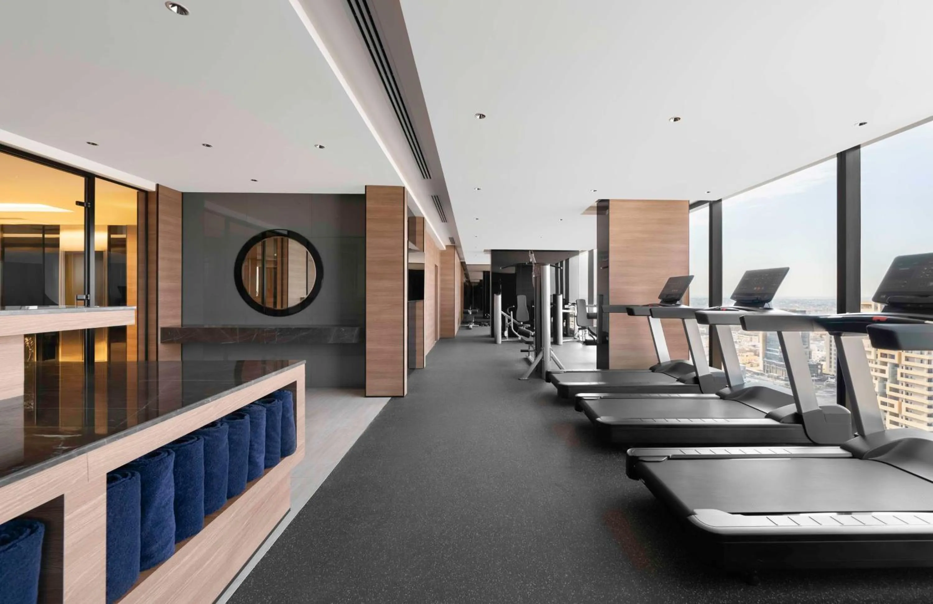 Fitness centre/facilities in Radisson Blu Hotel, Riyadh Al Sahafa