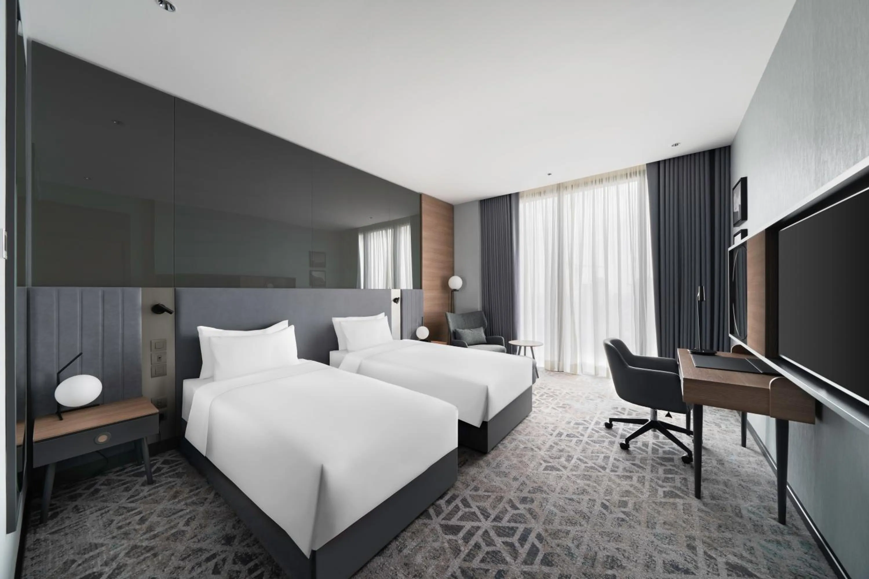 Bed in Radisson Blu Hotel, Riyadh Al Sahafa