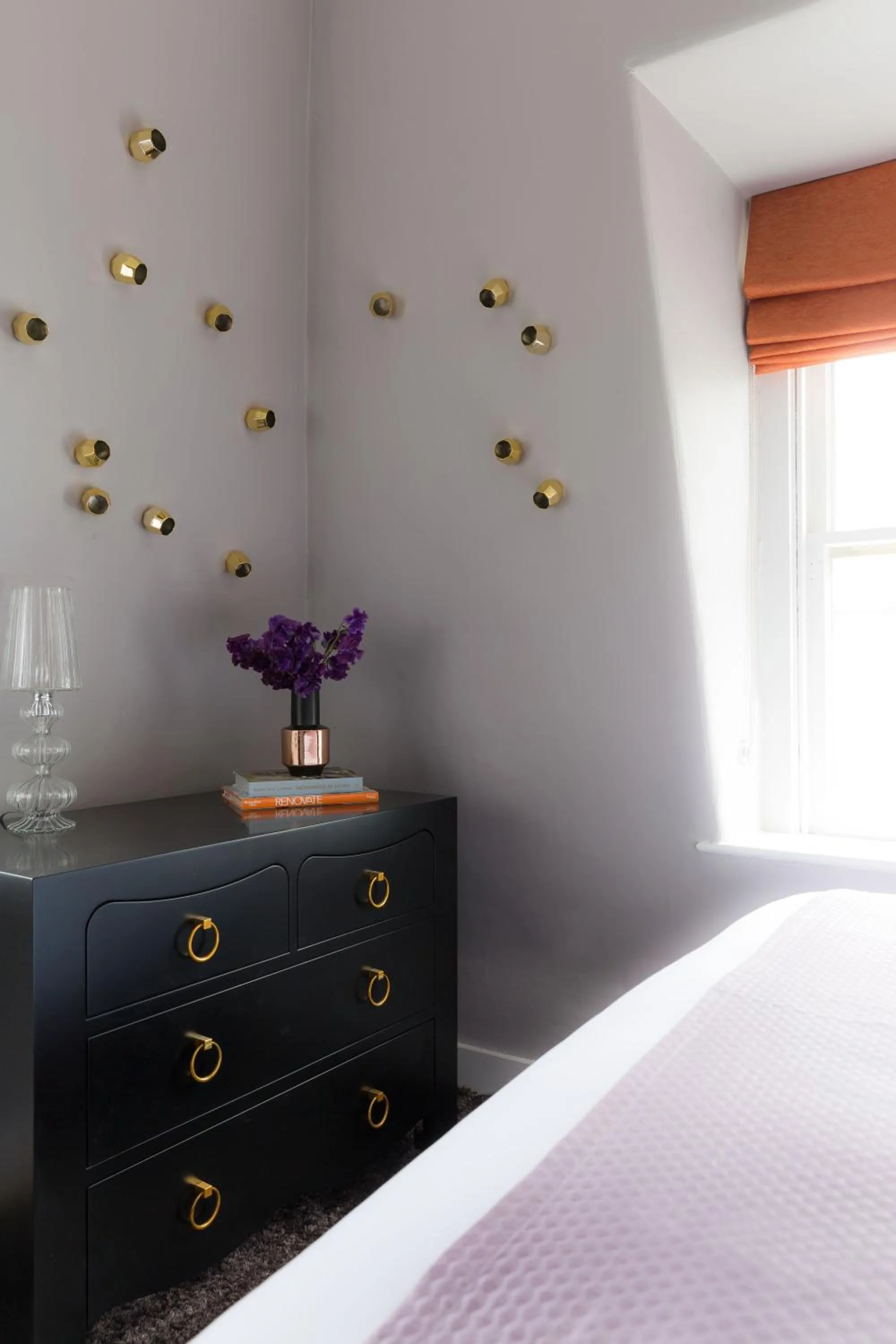 Bedroom, Bed in Gilded