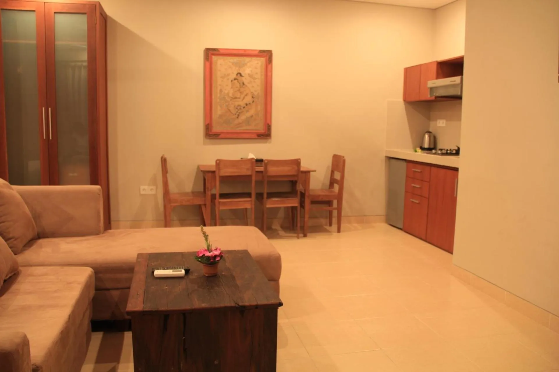 Kitchen or kitchenette in Semarandana Bedrooms and Pool