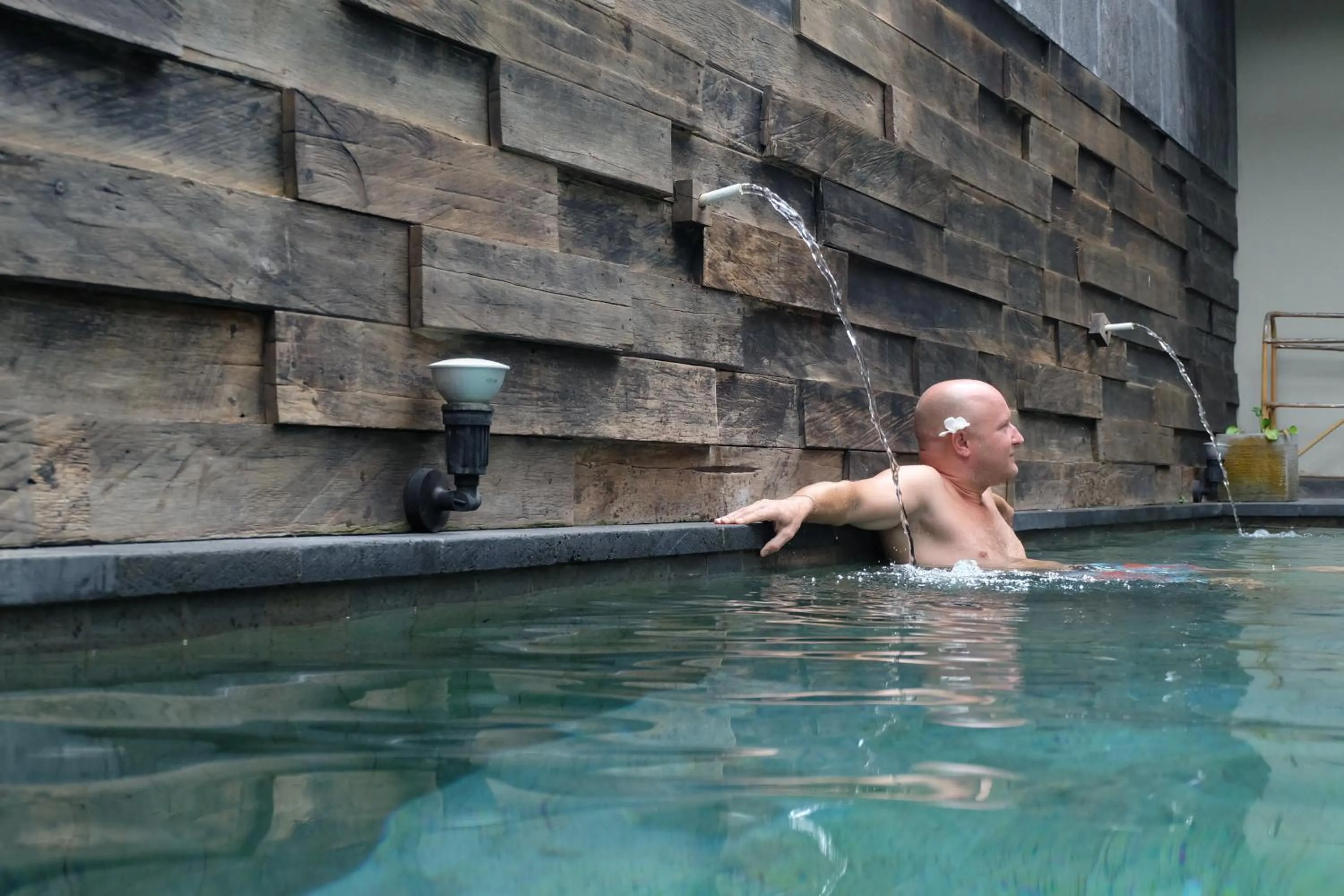 Swimming pool in Semarandana Bedrooms and Pool