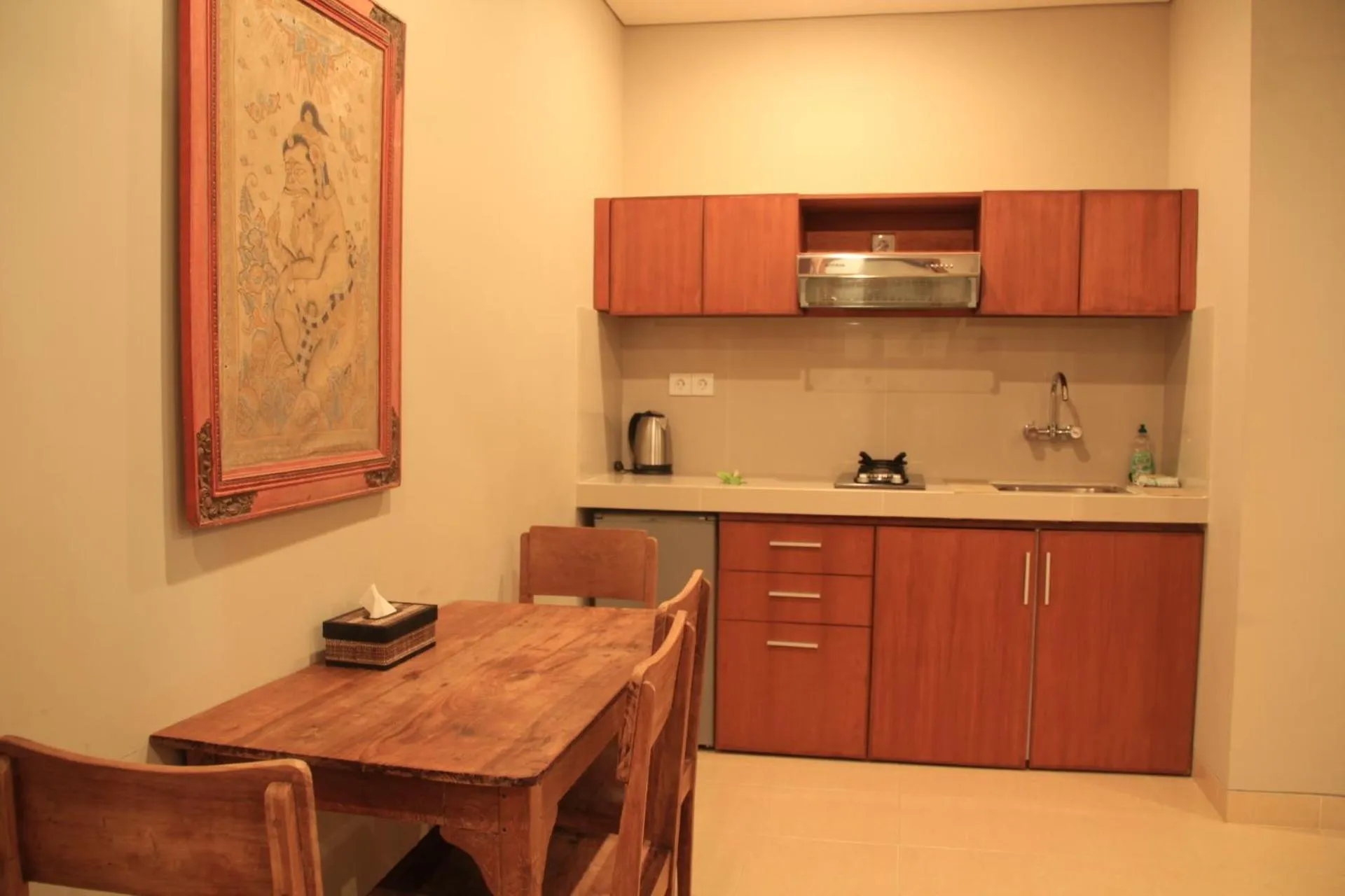 Kitchen or kitchenette in Semarandana Bedrooms and Pool