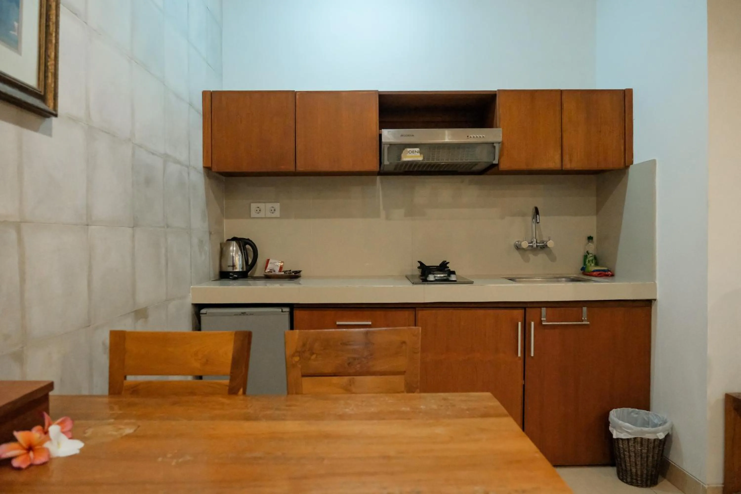 Kitchen or kitchenette in Semarandana Bedrooms and Pool