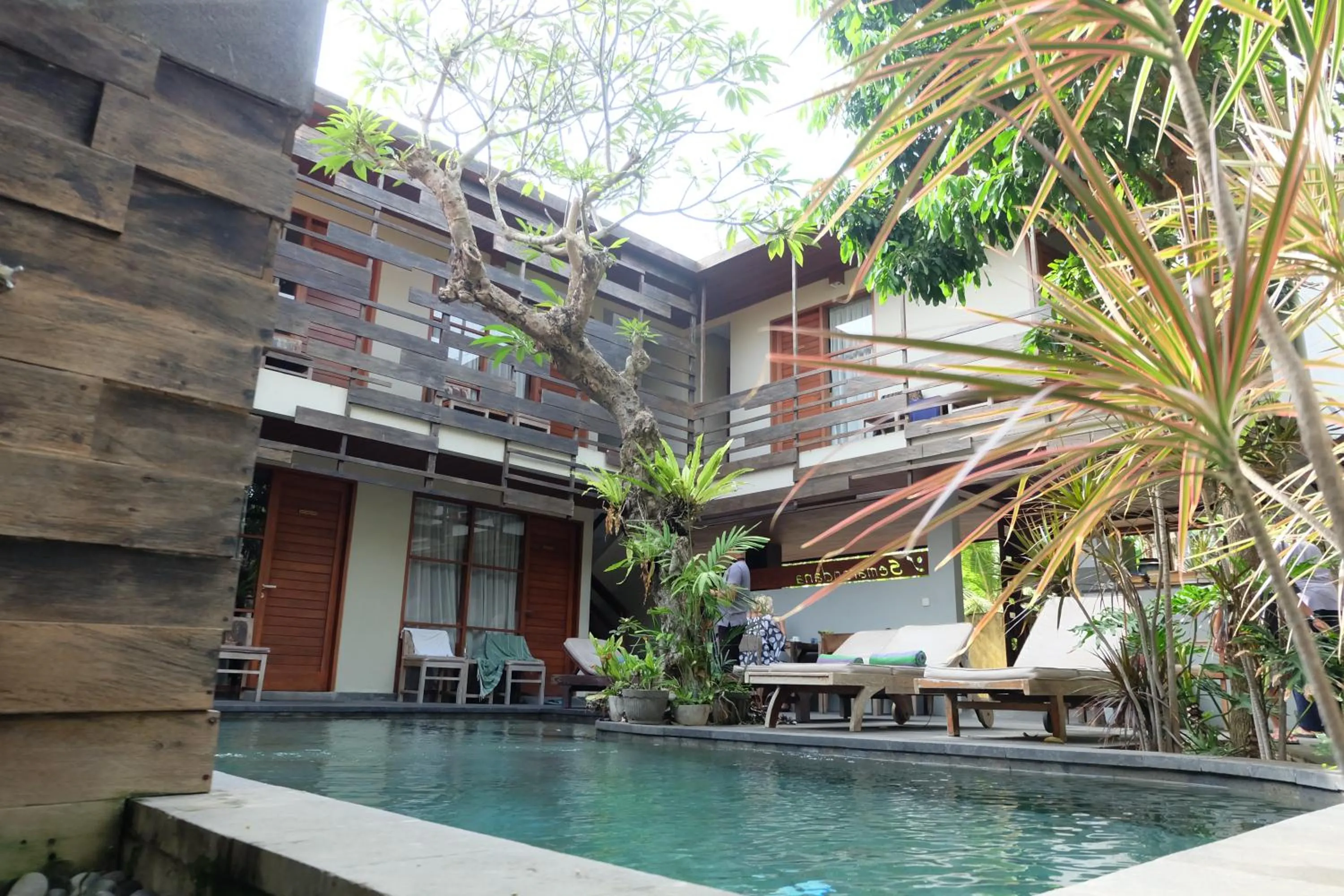 Swimming pool in Semarandana Bedrooms and Pool