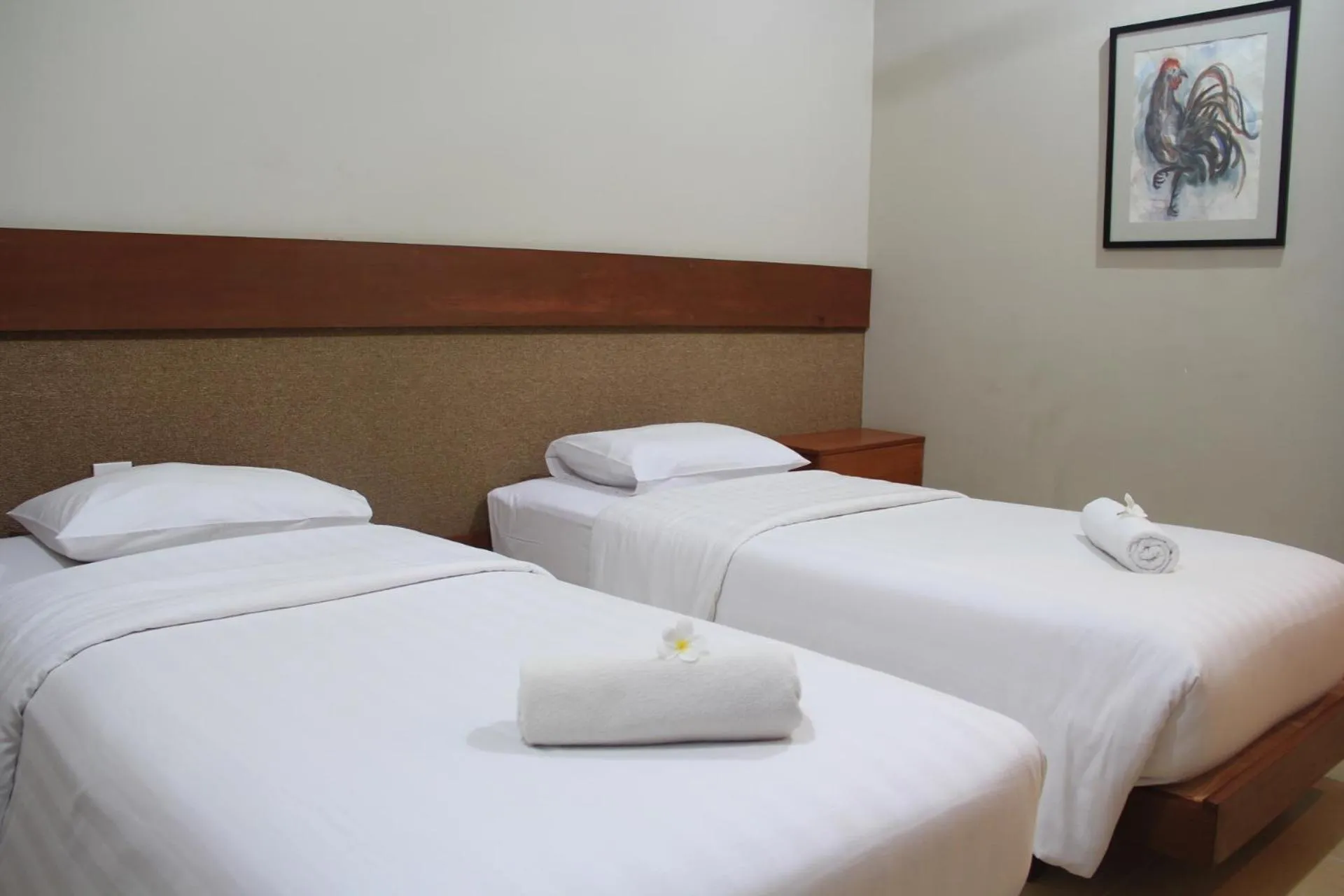 Bed in Semarandana Bedrooms and Pool