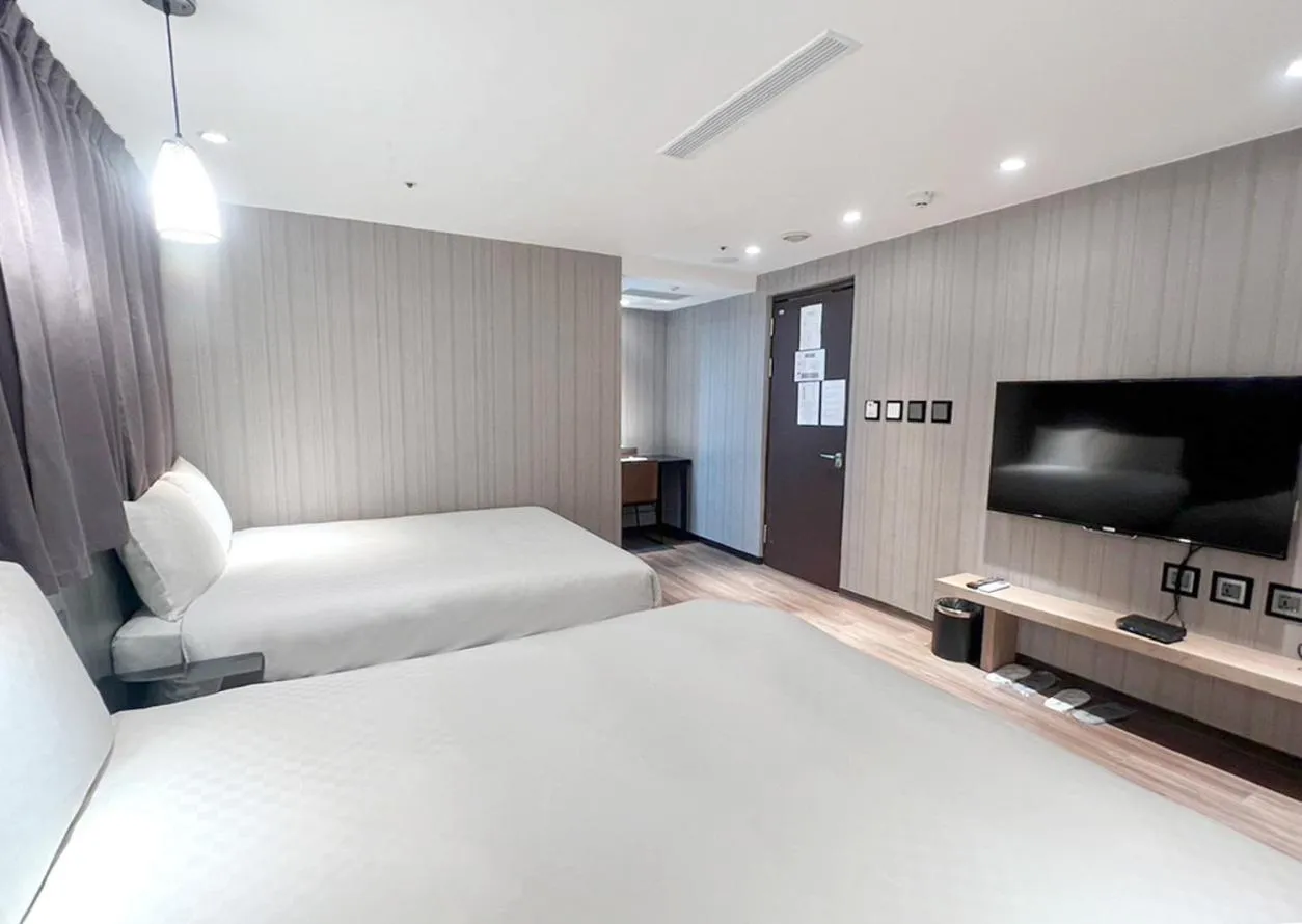 Bed in 綺樂文旅 開封館 Le Room Hotel Kaifeng