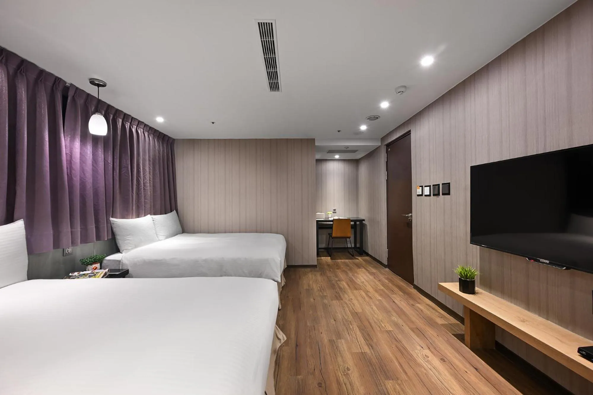Bed in 綺樂文旅 開封館 Le Room Hotel Kaifeng