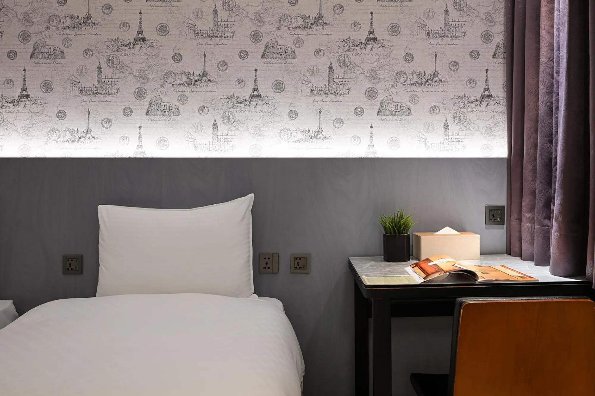 Bed in 綺樂文旅 開封館 Le Room Hotel Kaifeng