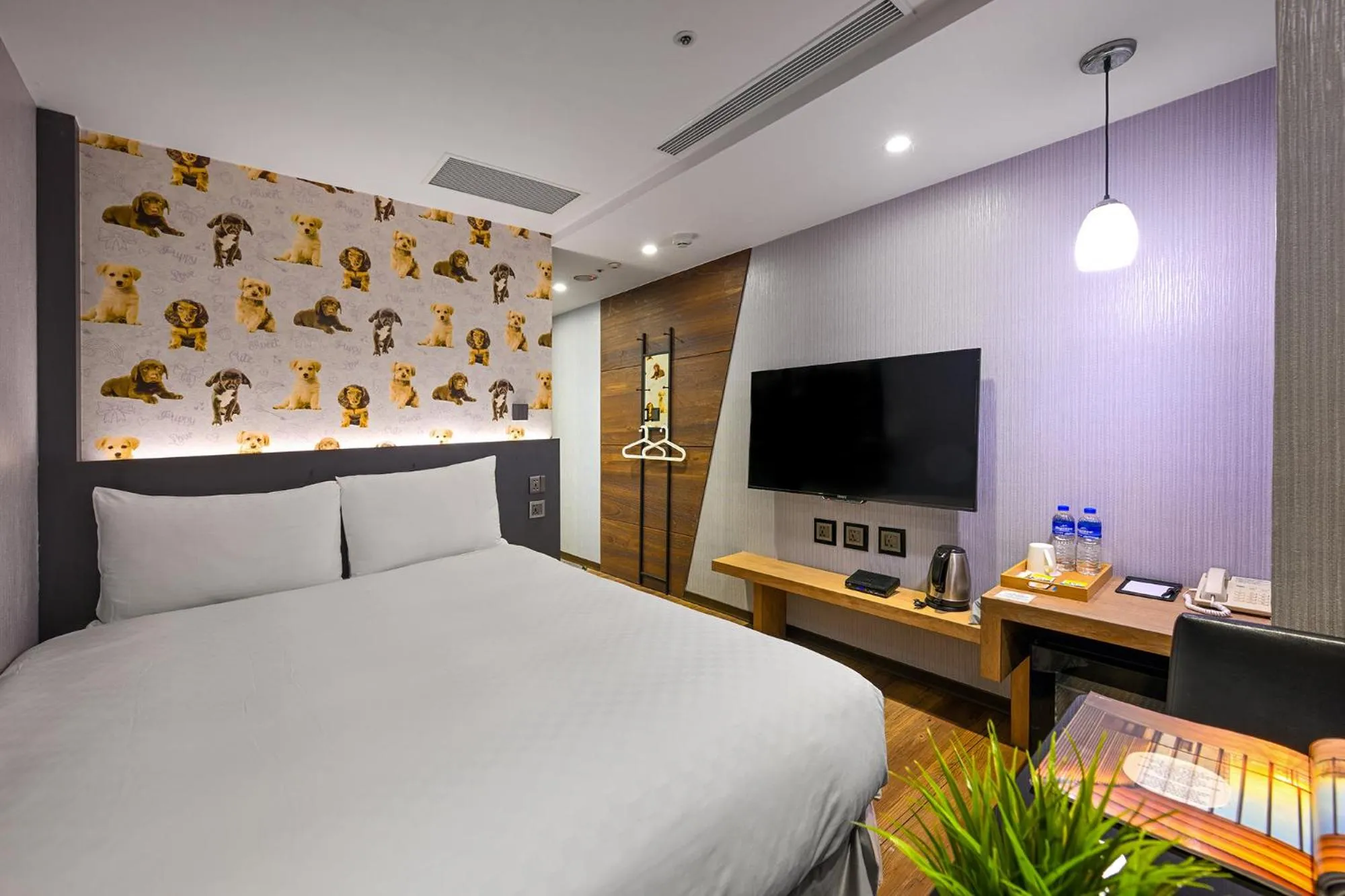 Bed in 綺樂文旅 開封館 Le Room Hotel Kaifeng