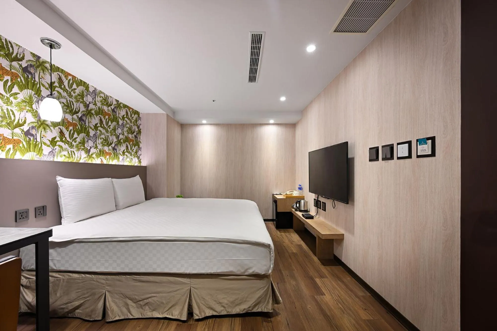 Bed in 綺樂文旅 開封館 Le Room Hotel Kaifeng