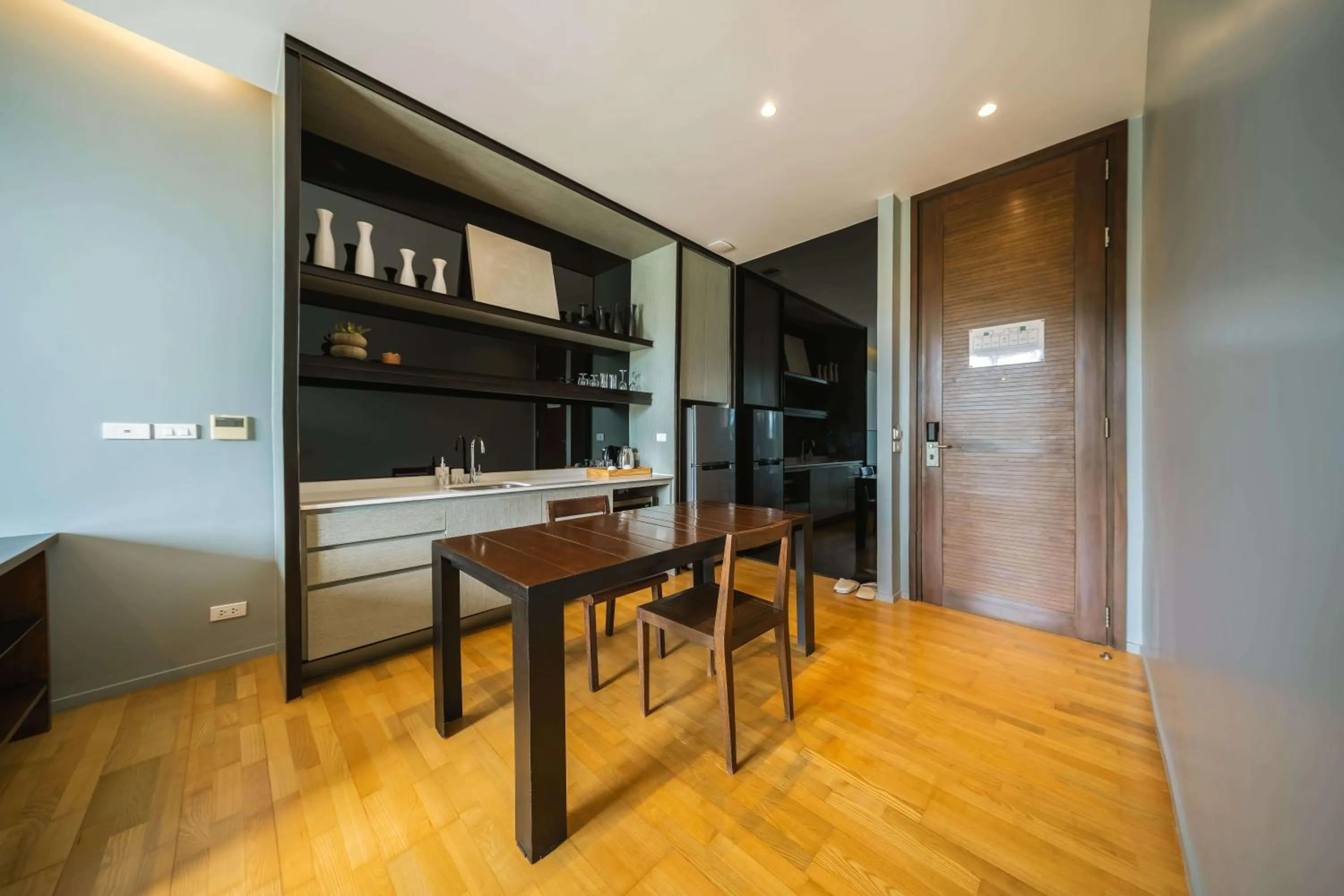 kitchen in atta Lakeside Resort Suite - SHA Plus Certified