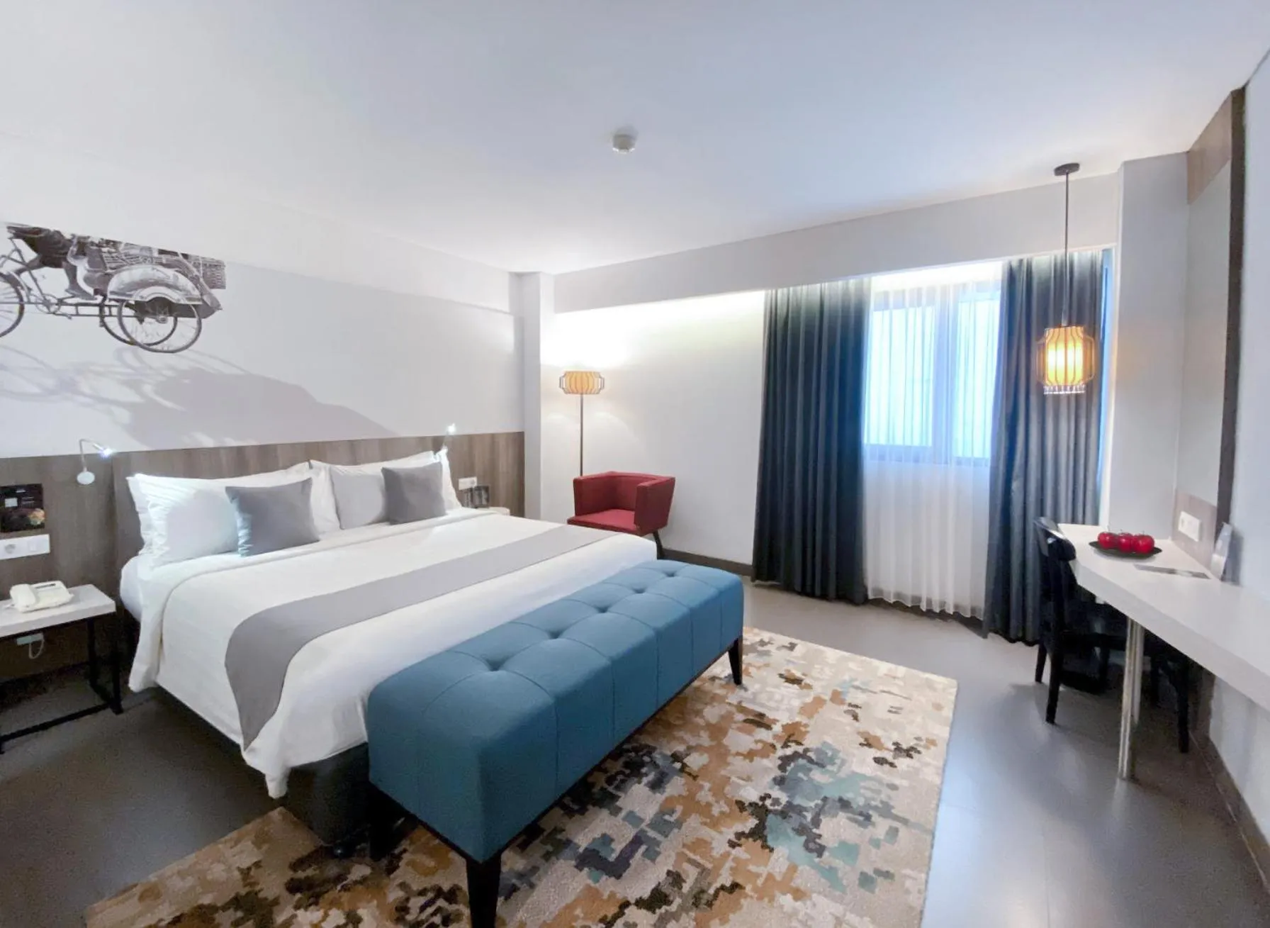 Bedroom, Bed in Hotel Neo Malioboro by ASTON