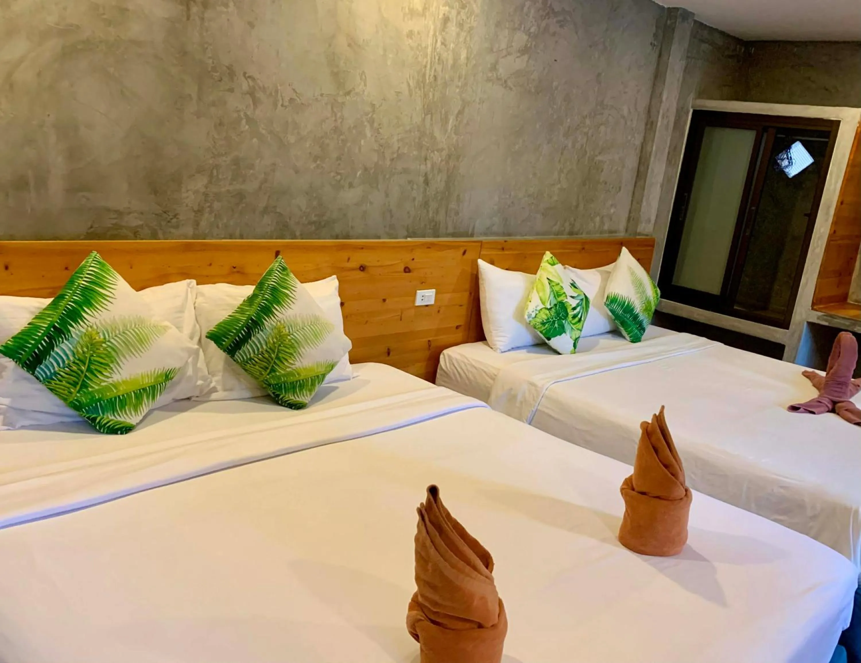 Bed in Sangtawan Resort