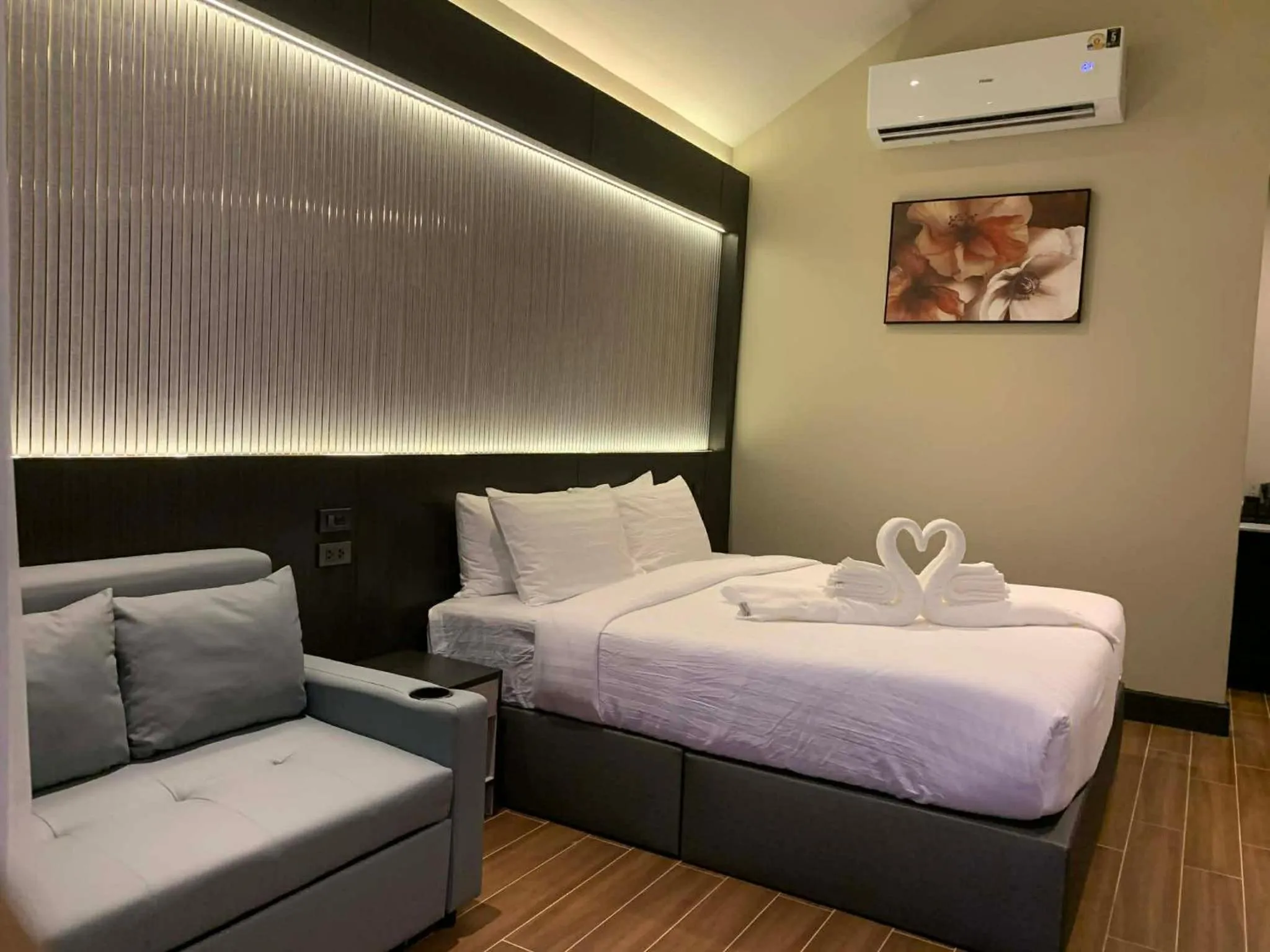 Bed in Sangtawan Resort