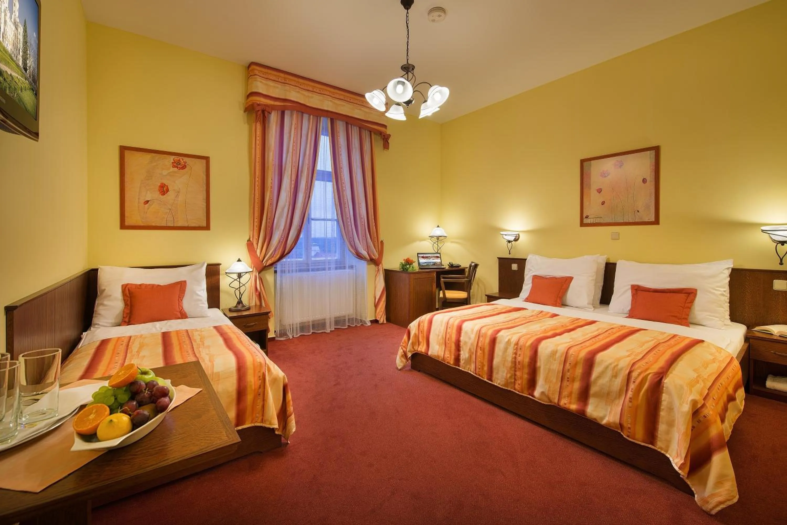 Bedroom, Bed in Residence Knížecí Dvůr