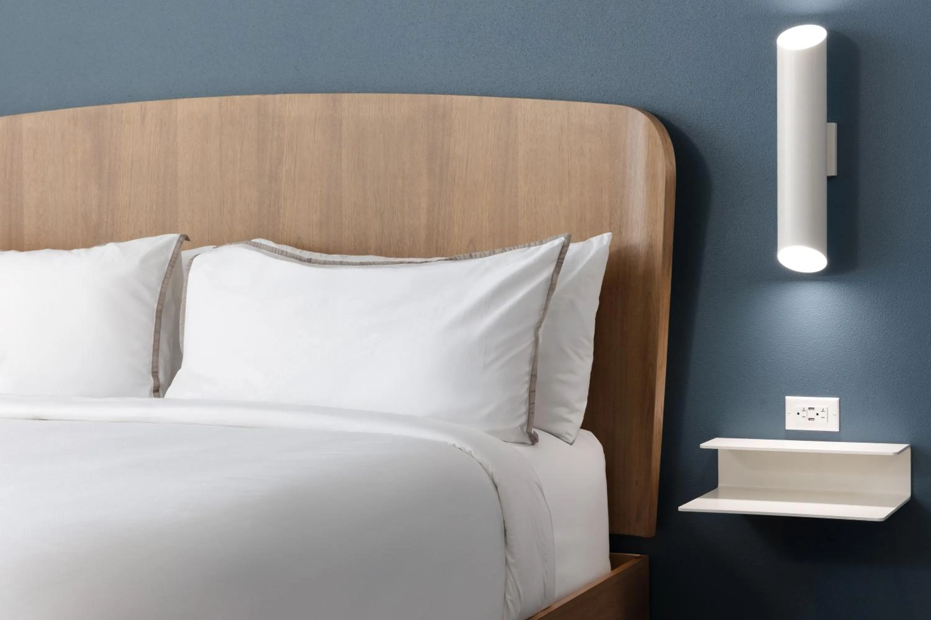 Bed in Element Las Vegas Airport