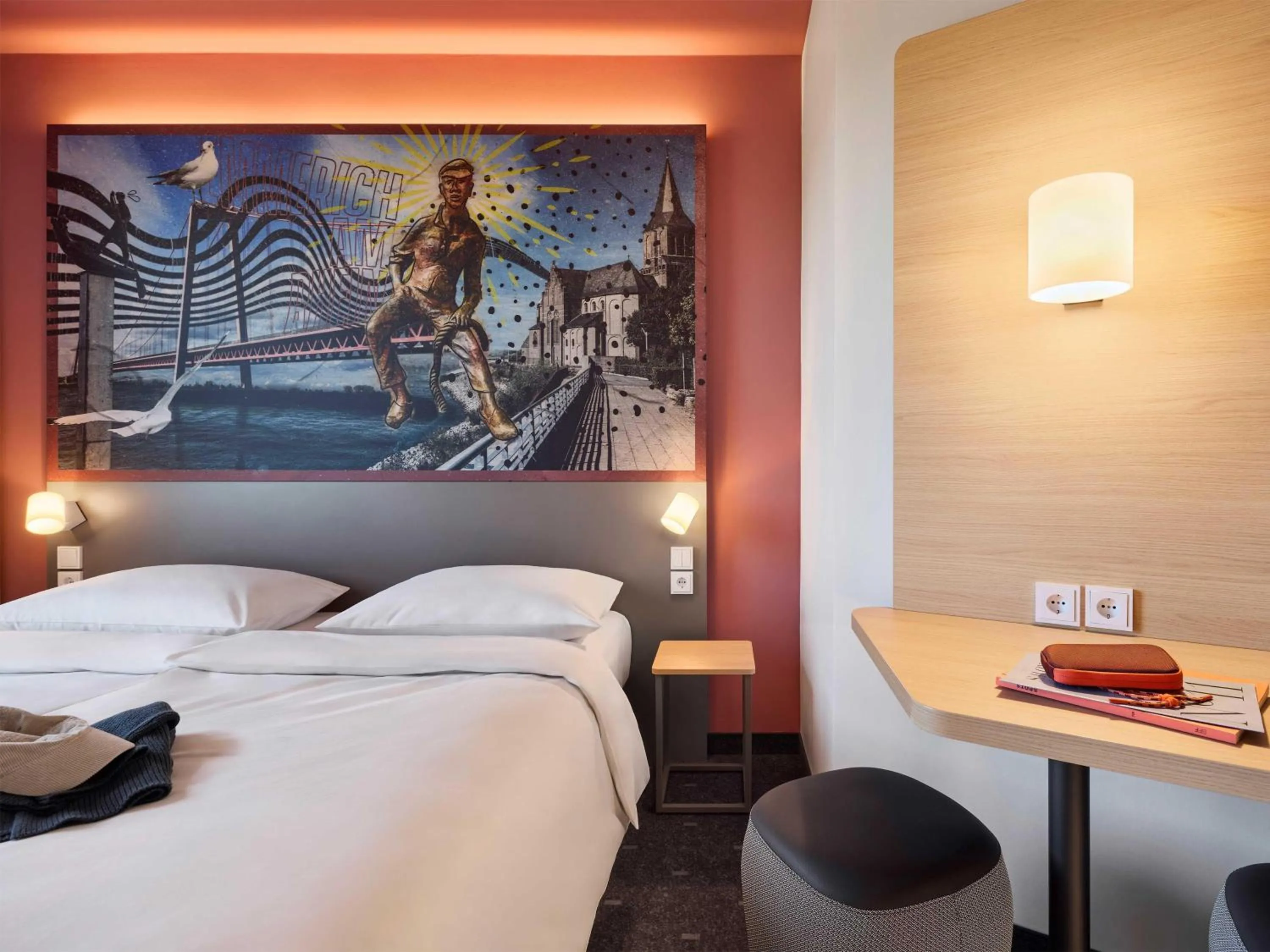 Photo of the whole room, Bed in B&B HOTEL Emmerich