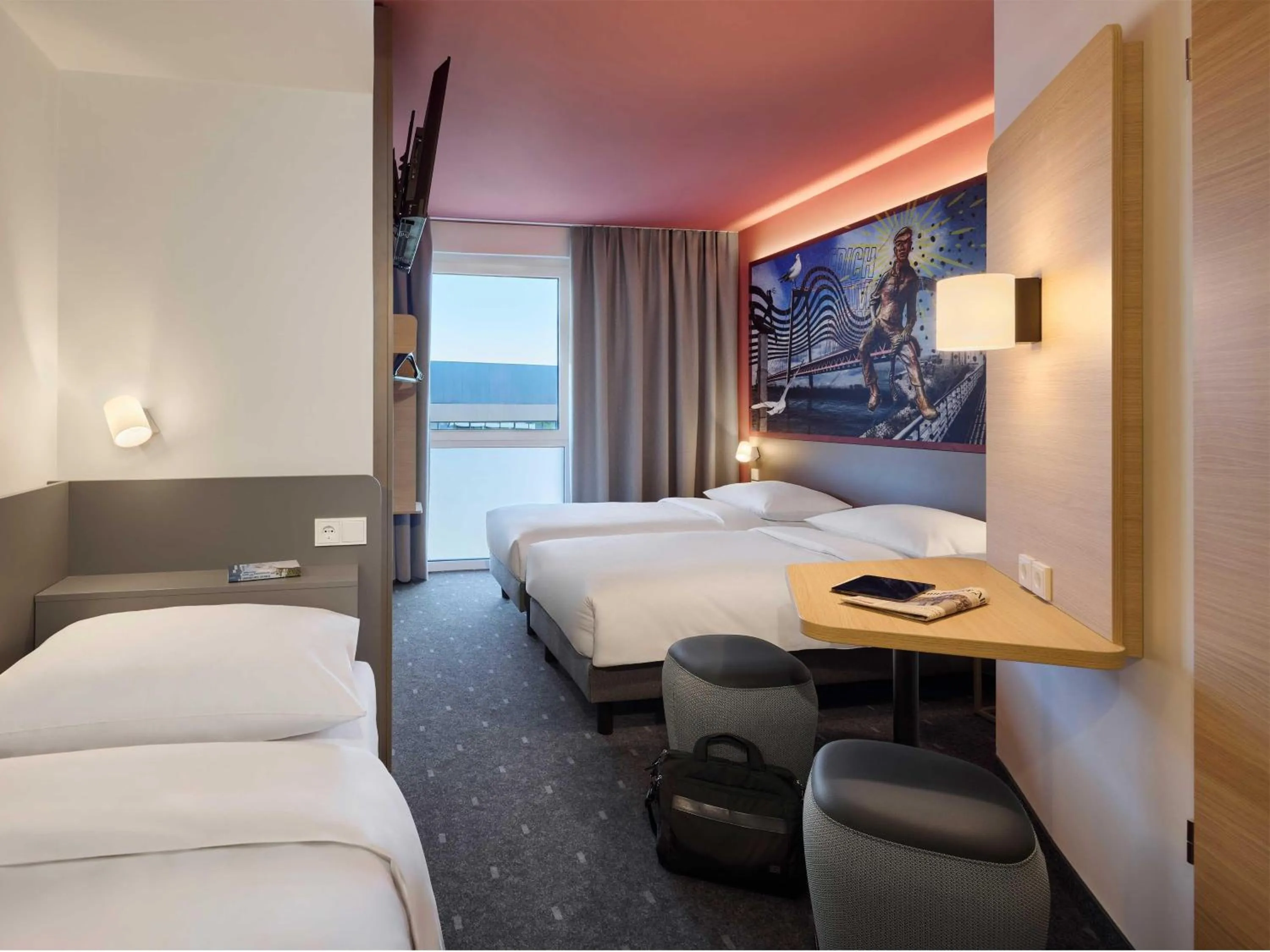 Photo of the whole room, Bed in B&B HOTEL Emmerich