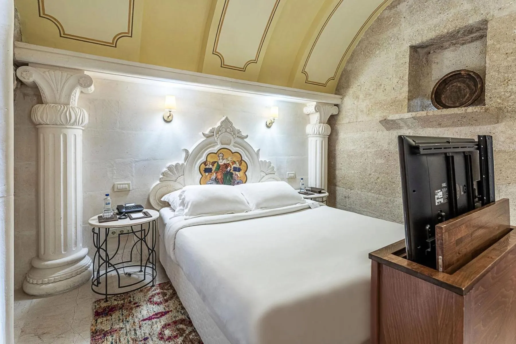 Bedroom, Bed in Exedra Cappadocia