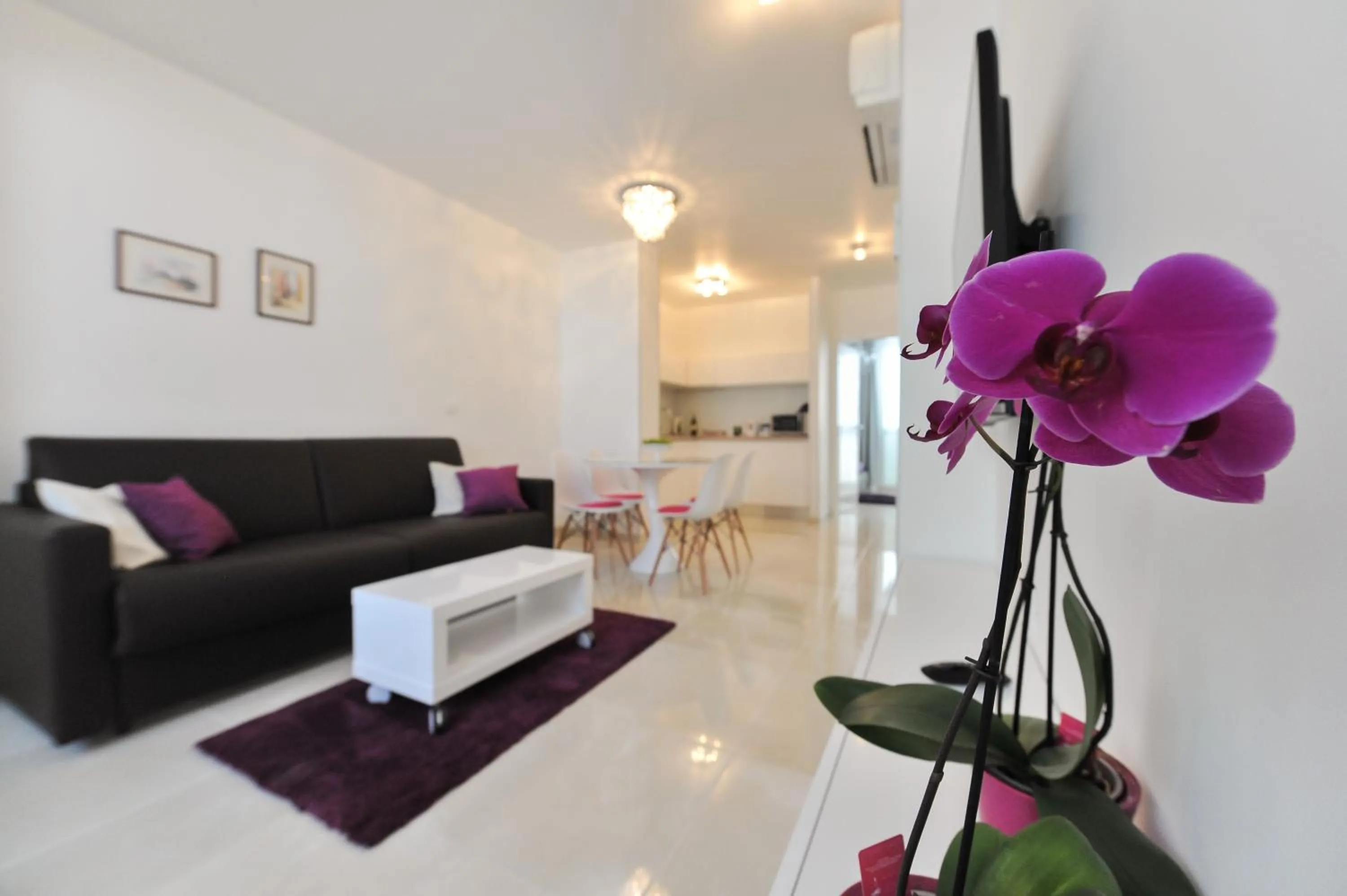 Kitchen or kitchenette in Luka Residence Apartments