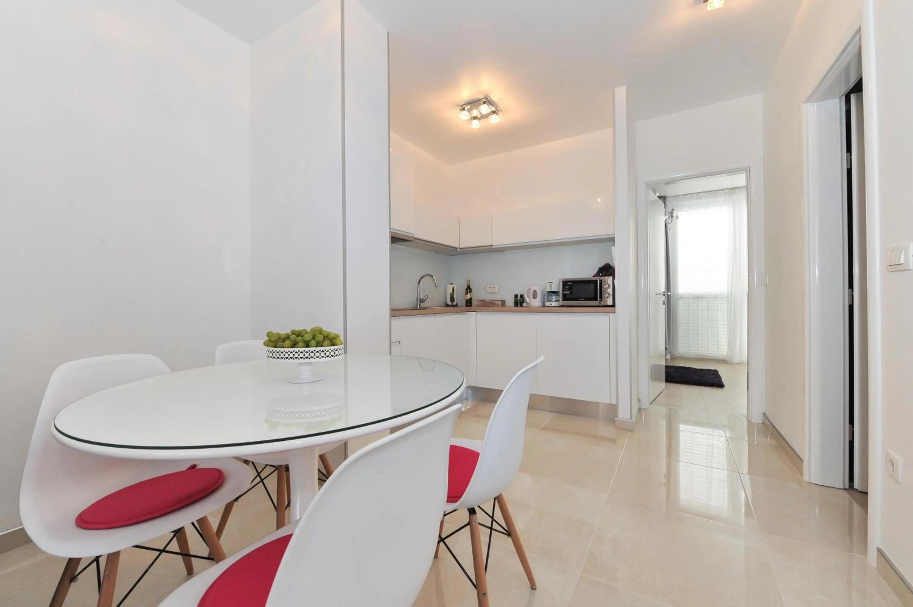 Kitchen or kitchenette in Luka Residence Apartments