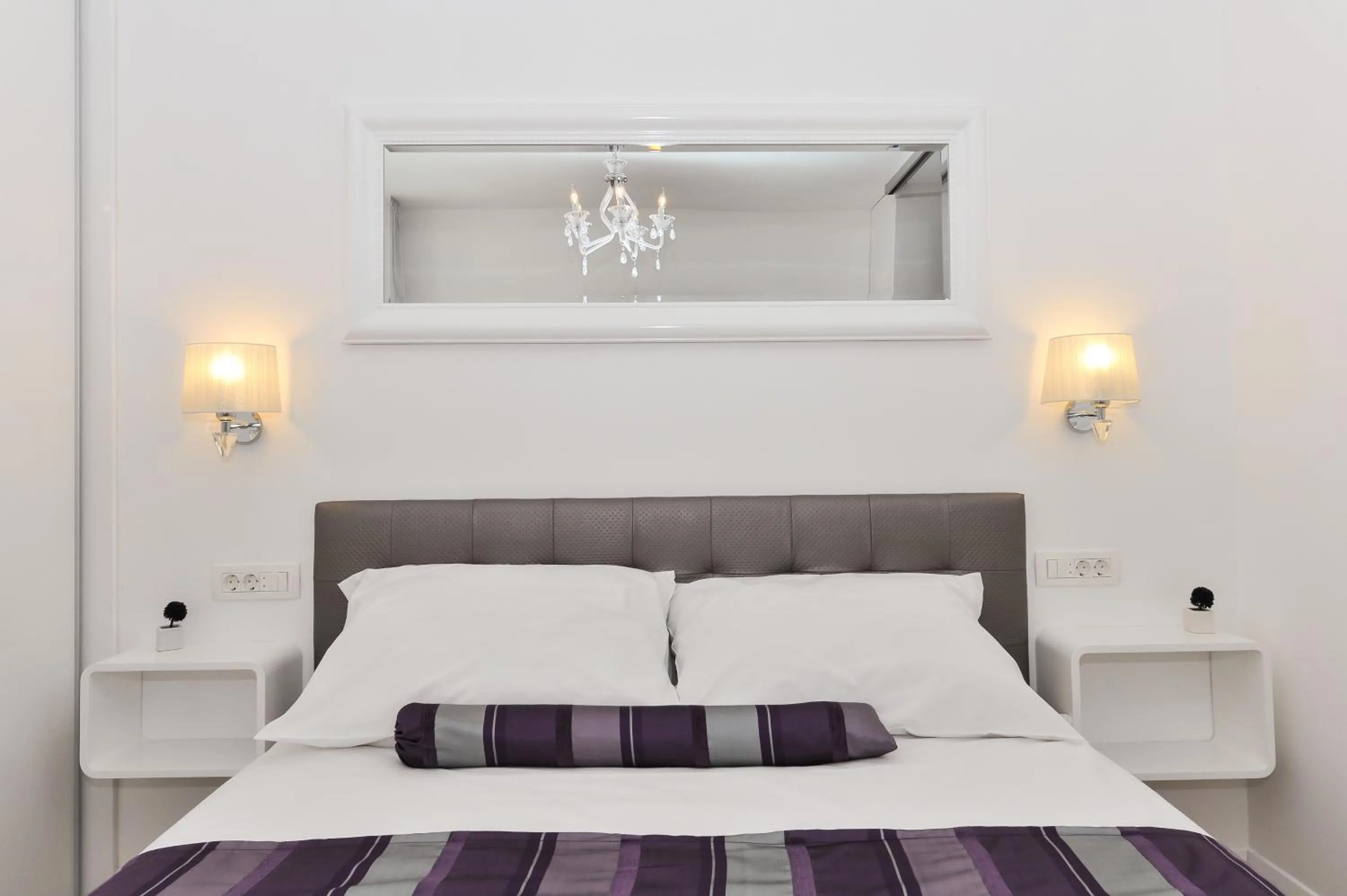 Bed in Luka Residence Apartments