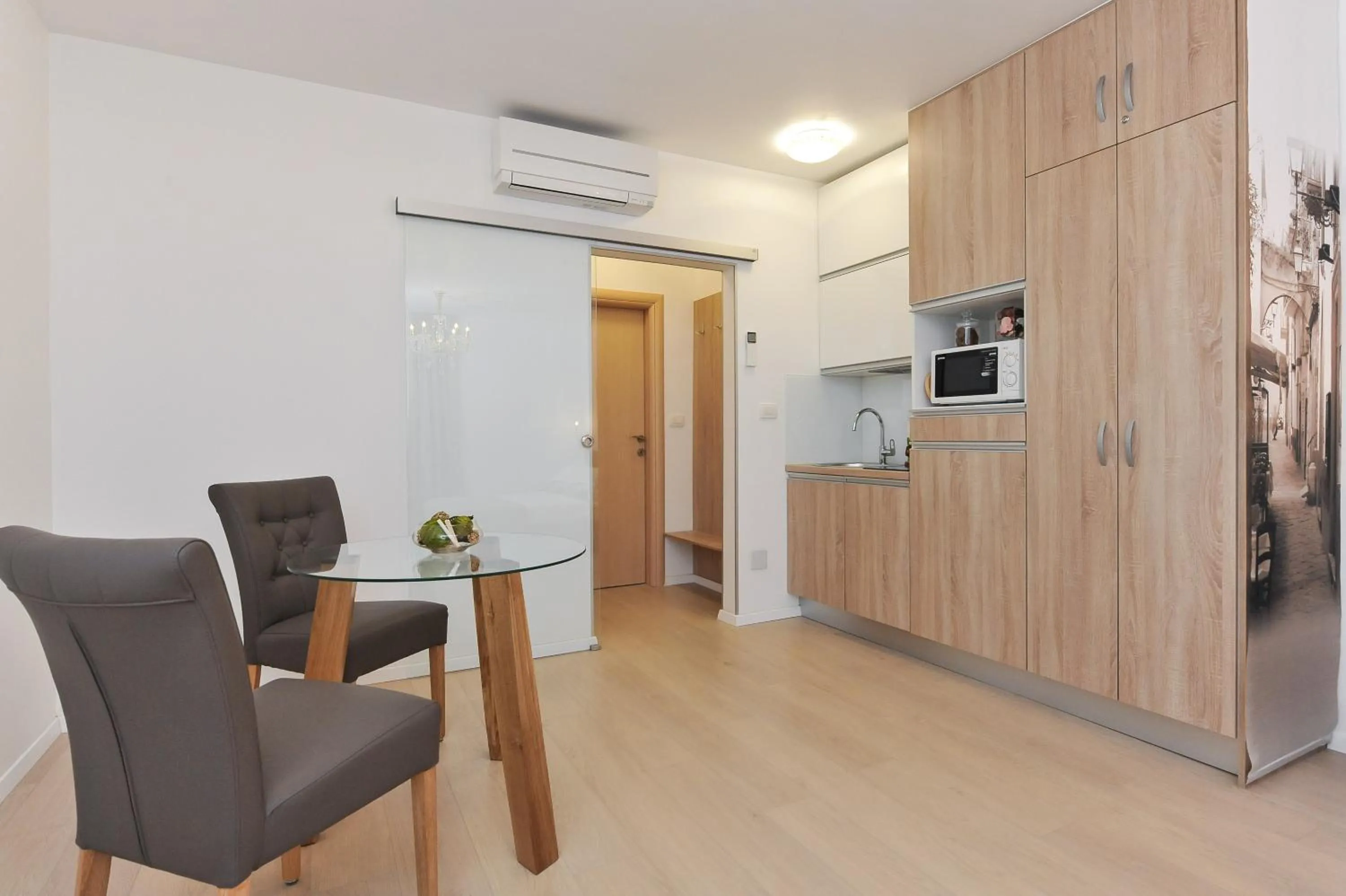 Kitchen or kitchenette in Luka Residence Apartments