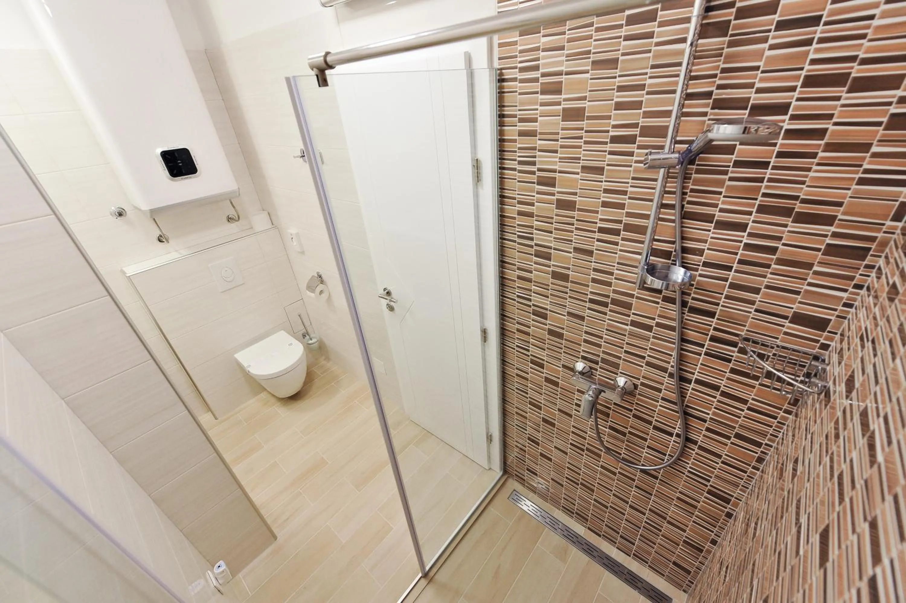 Shower in Luka Residence Apartments