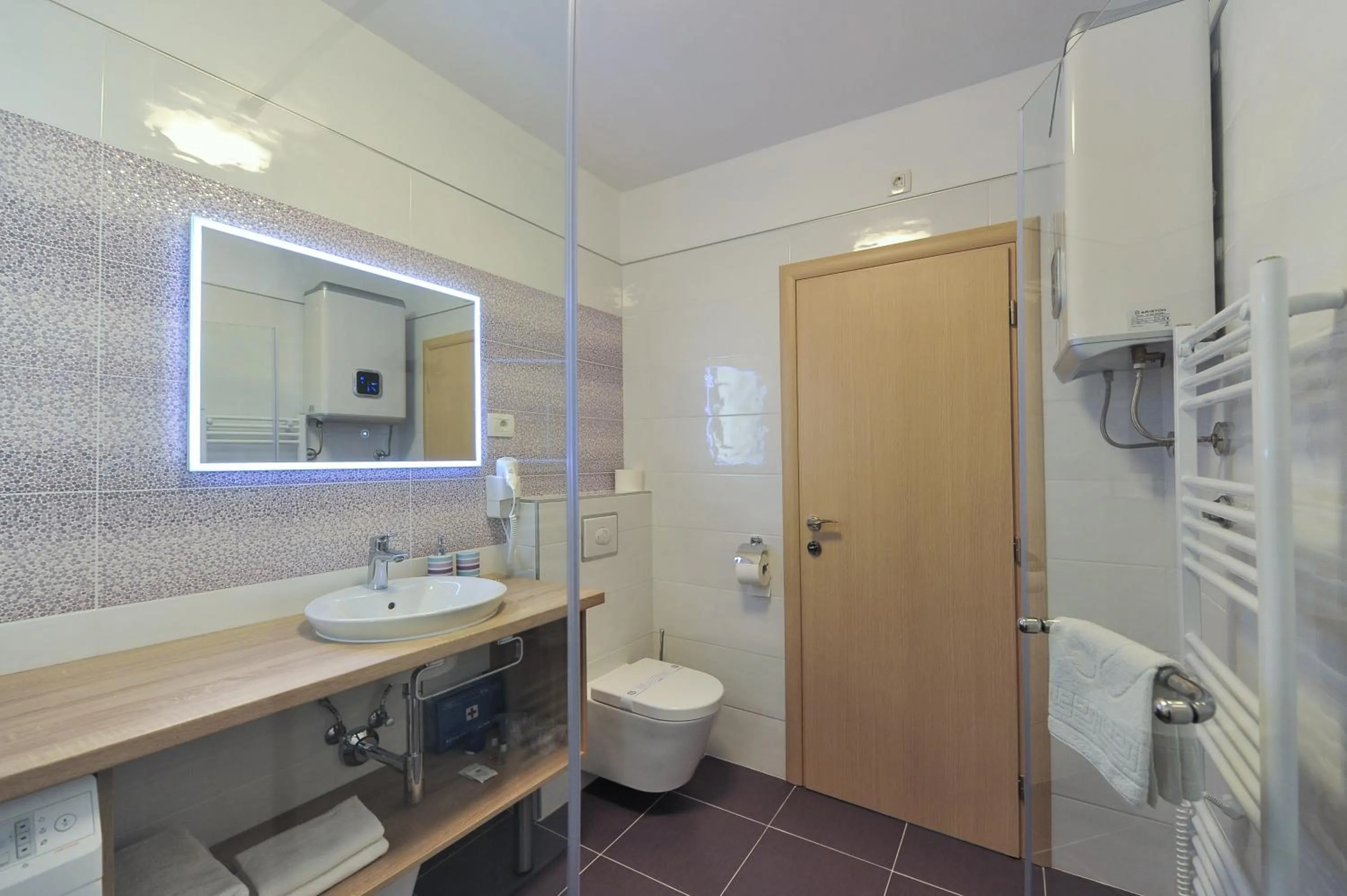 Shower in Luka Residence Apartments