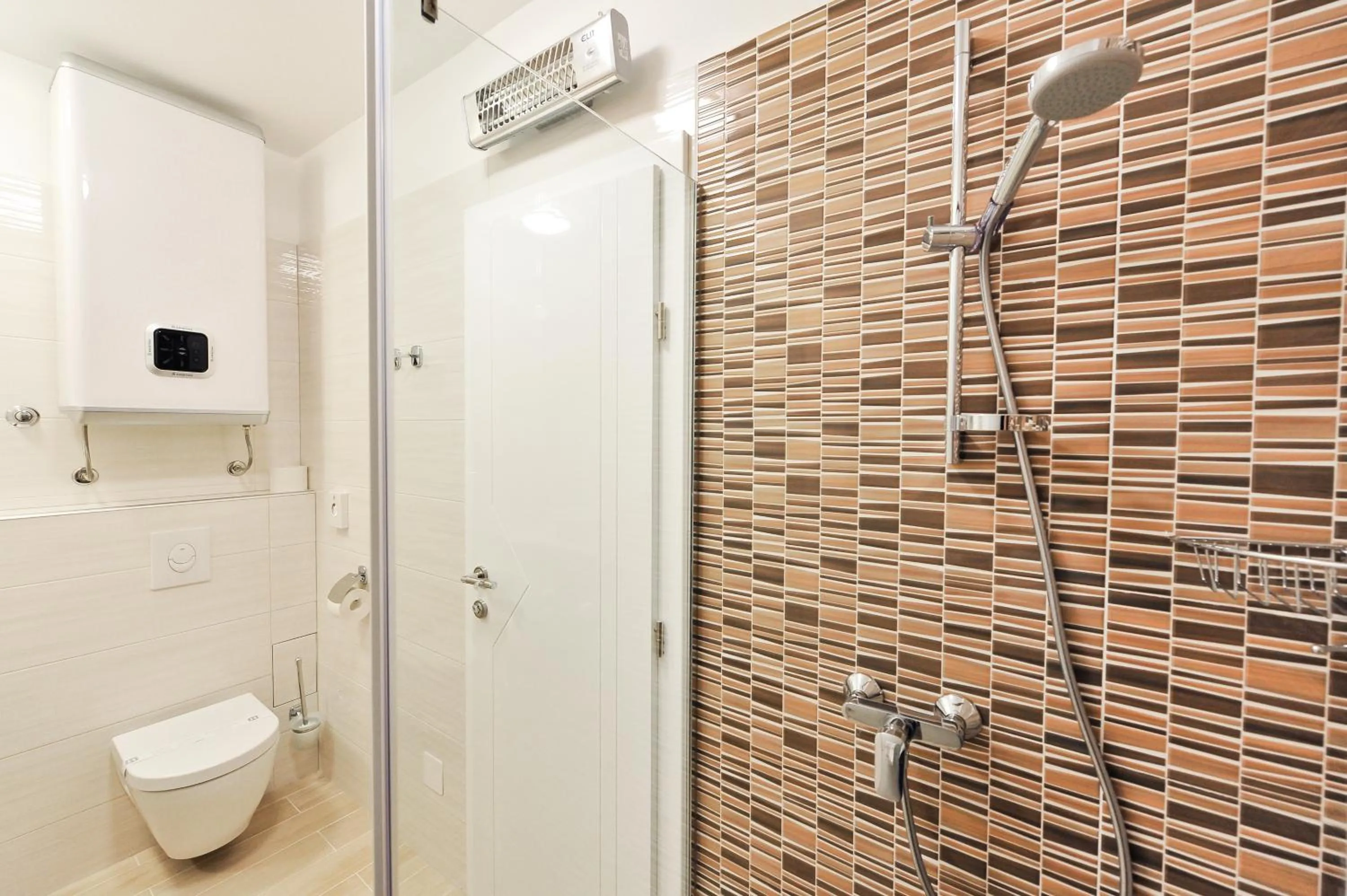 Shower in Luka Residence Apartments