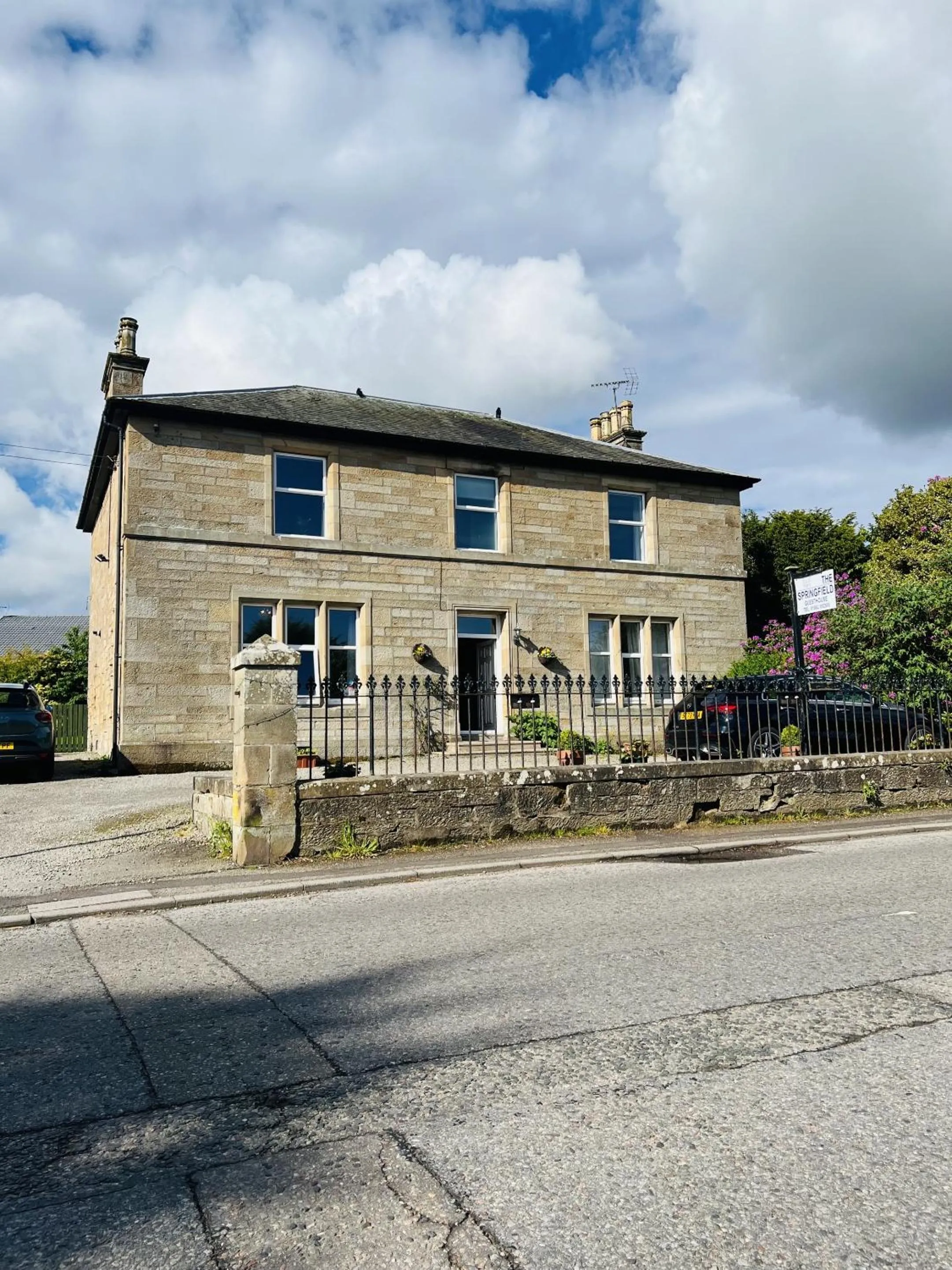 Garden in Springfield guest house
